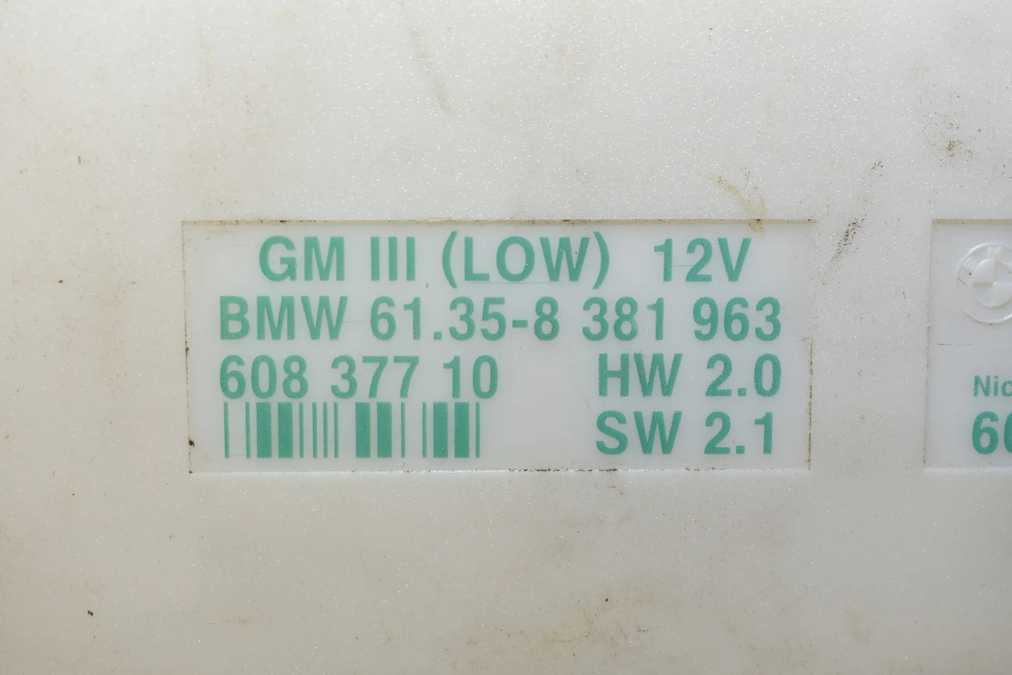 Comfort Control Unit – OEM 8381963 · BMW 5 Touring (E39) BMW 5 Touring (E39) 530 d 2002 – 4