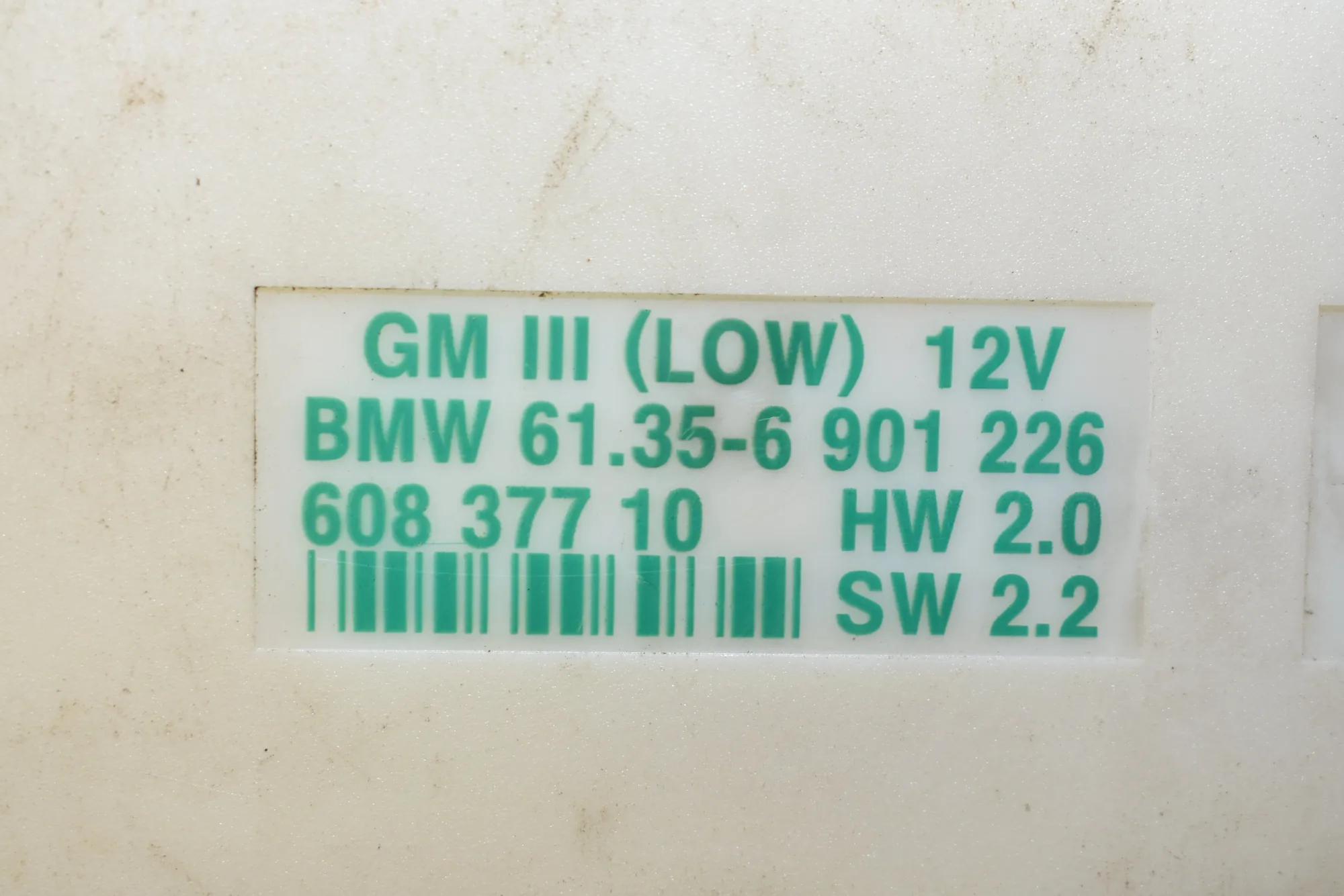 Comfort Control Unit – OEM 6901226 · BMW 5 Touring (E39) BMW 5 Touring (E39) 530 d 2002 – 4