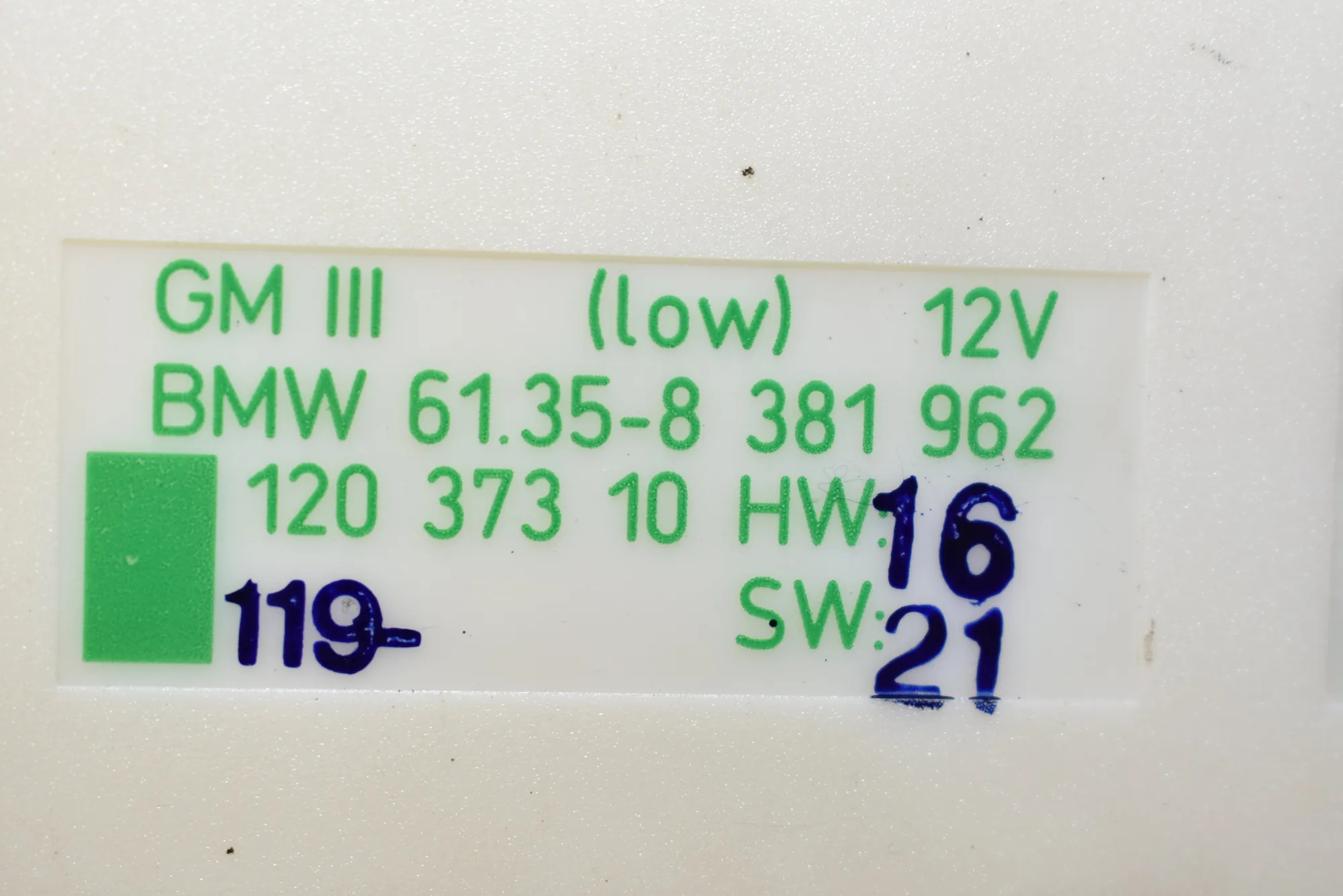 Comfort Control Unit – OEM 8381962 · BMW 5 Touring (E39) BMW 5 Touring (E39) 530 d 2002 – 3