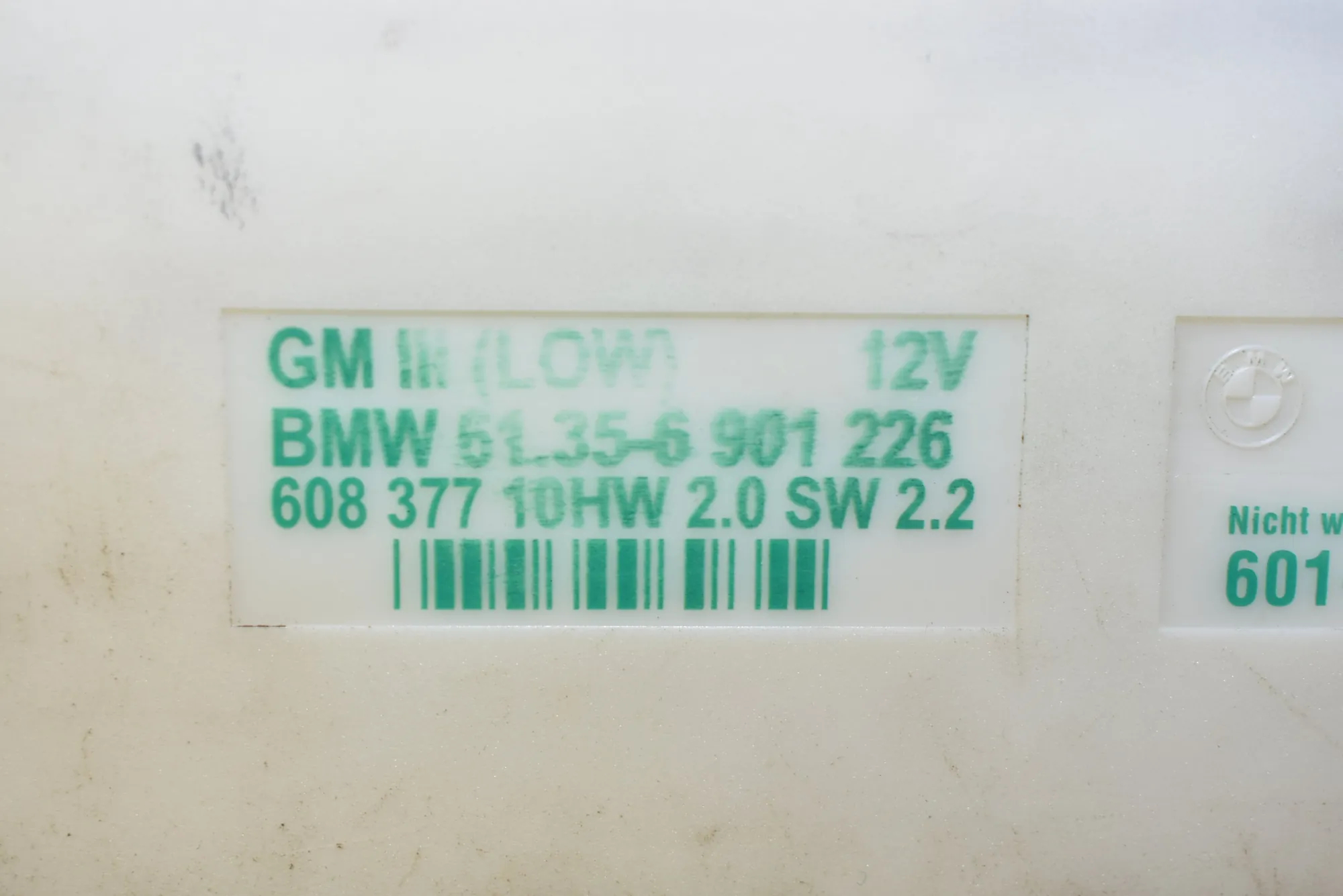 Comfort Control Unit – OEM 6901226 · BMW 5 Touring (E39) BMW 5 Touring (E39) 530 d 2002 – 4
