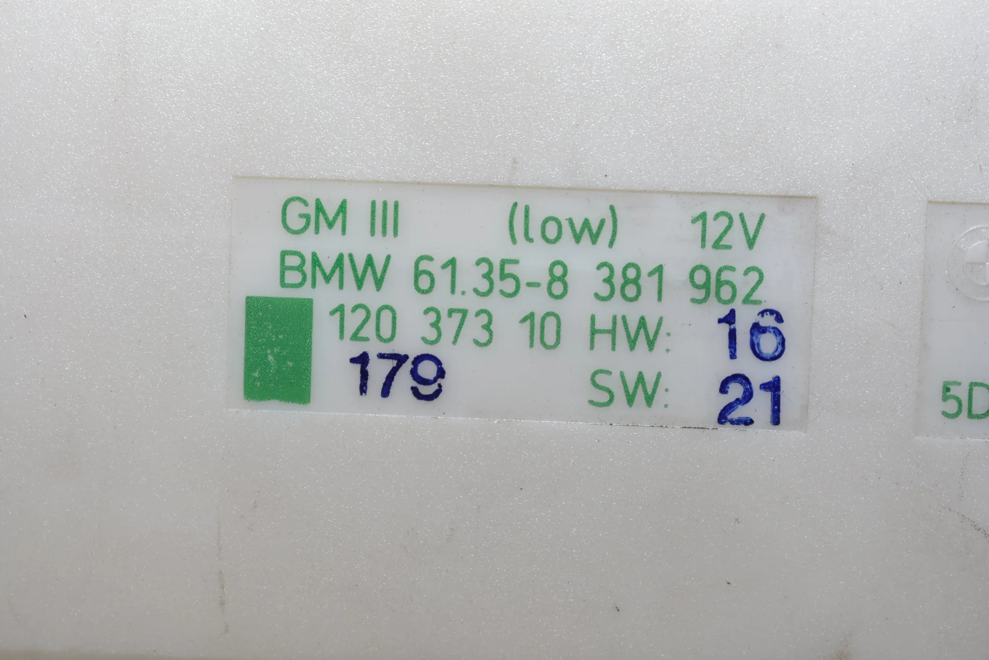 Comfort Control Unit – OEM 8381962 · BMW 5 Touring (E39) BMW 5 Touring (E39) 530 d 2002 – 4