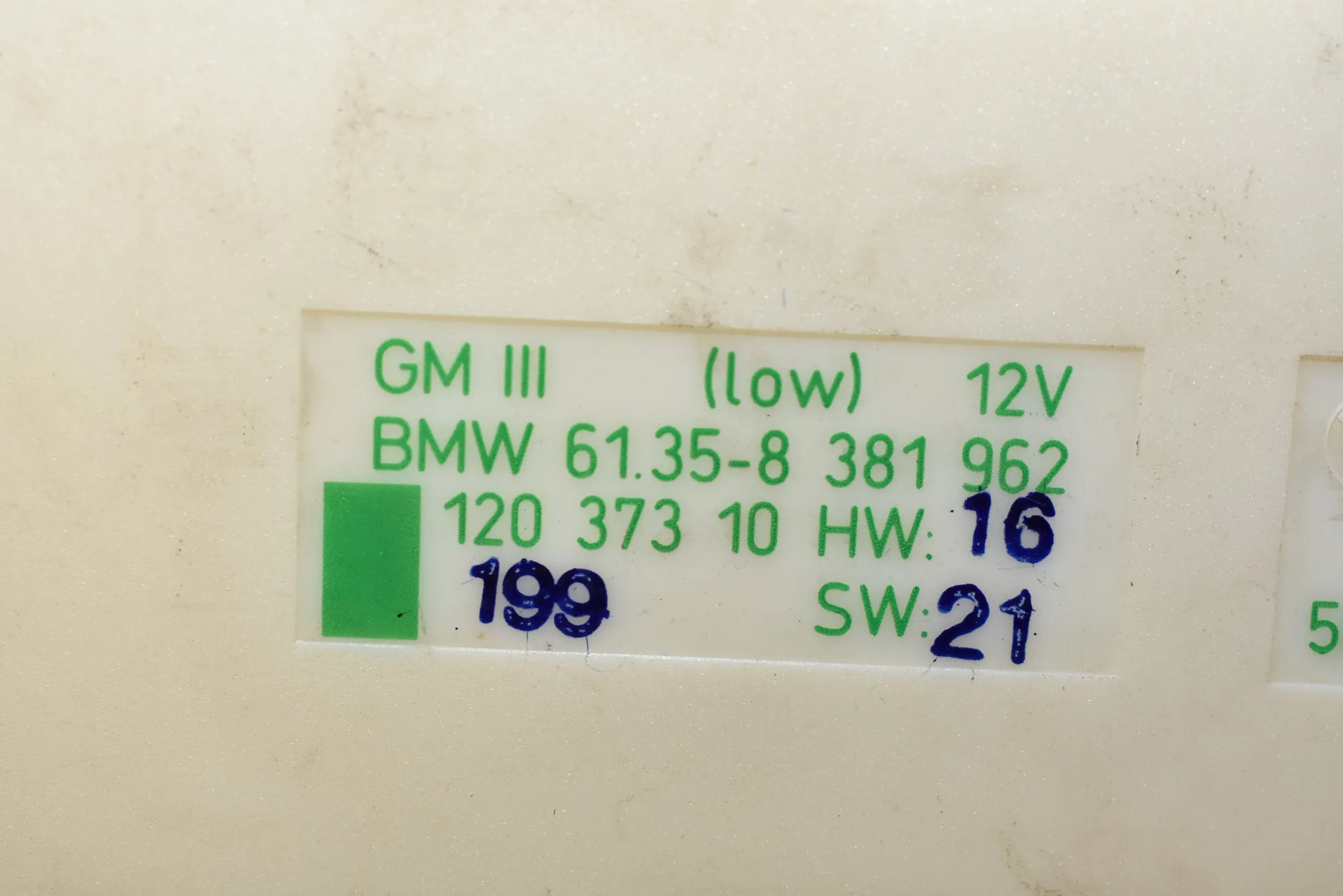 Comfort Control Unit – OEM 8381962 · BMW 5 Touring (E39) BMW 5 Touring (E39) 530 d 2002 – 4