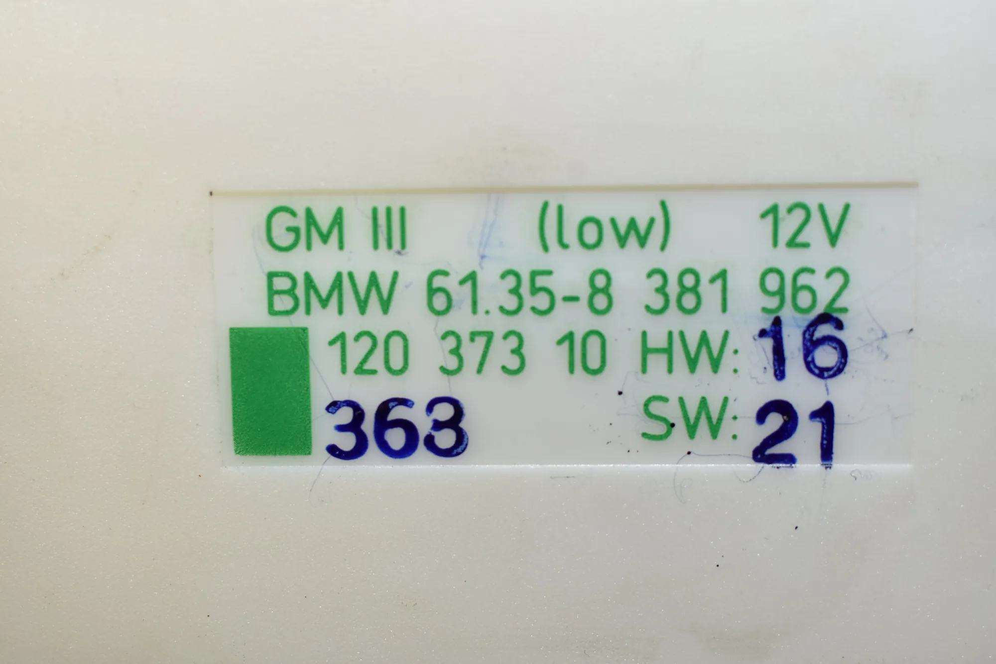 Comfort Control Unit – OEM 8381962 · BMW 5 Touring (E39) BMW 5 Touring (E39) 530 d 2002 – 4