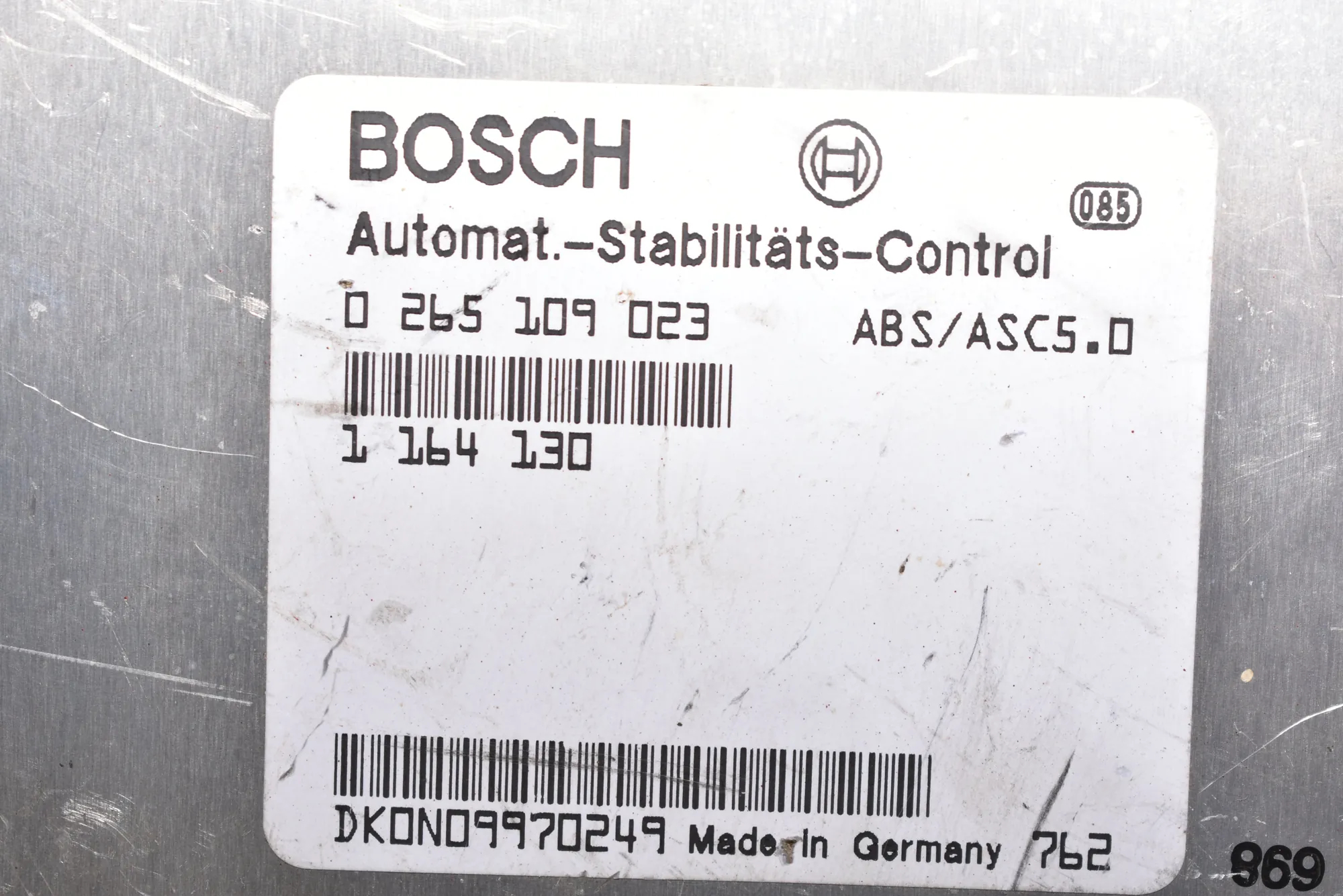 Engine Control Unit – OEM 0265109023 · BMW 5 (E39) BMW 5 (E39) 528 i 1999 – 4