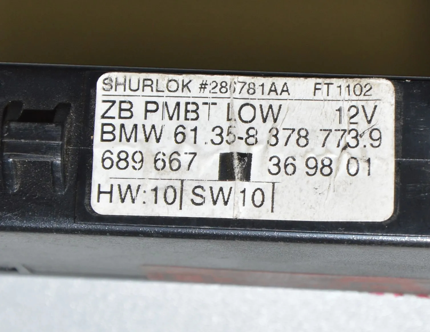 Front Left Door Control Unit – OEM 8378773 · BMW 5 Touring (E39) BMW 5 Touring (E39) 530 d 1998 – 6