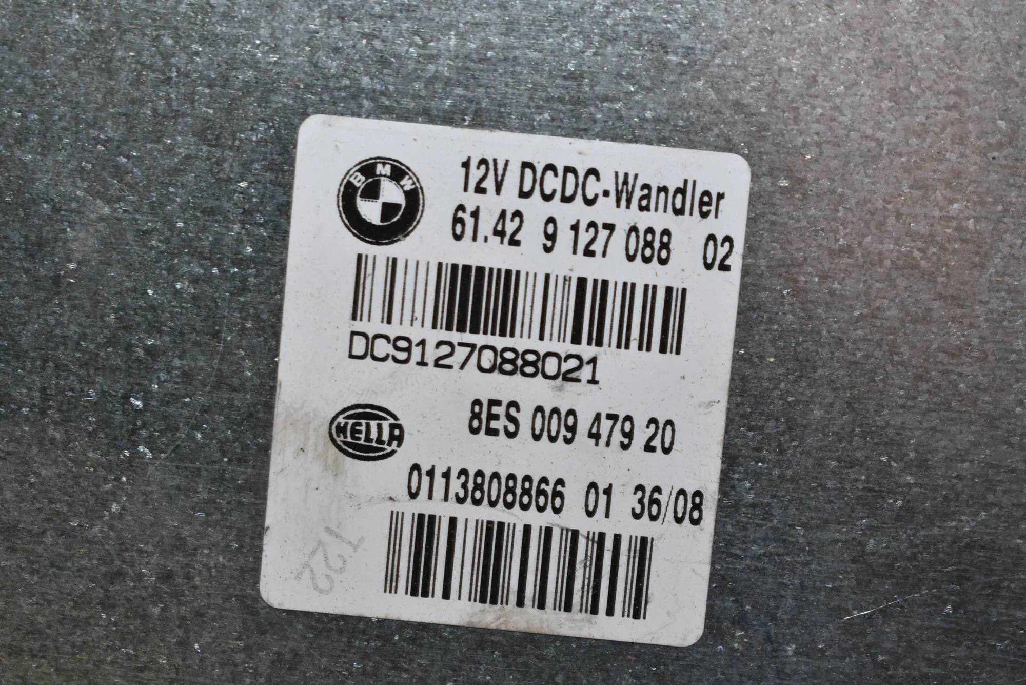 Voltage Control Unit – OEM 9127088 · BMW 3 Cabrio (E93) BMW 3 Cabrio (E93) 320 d 2012 – 4