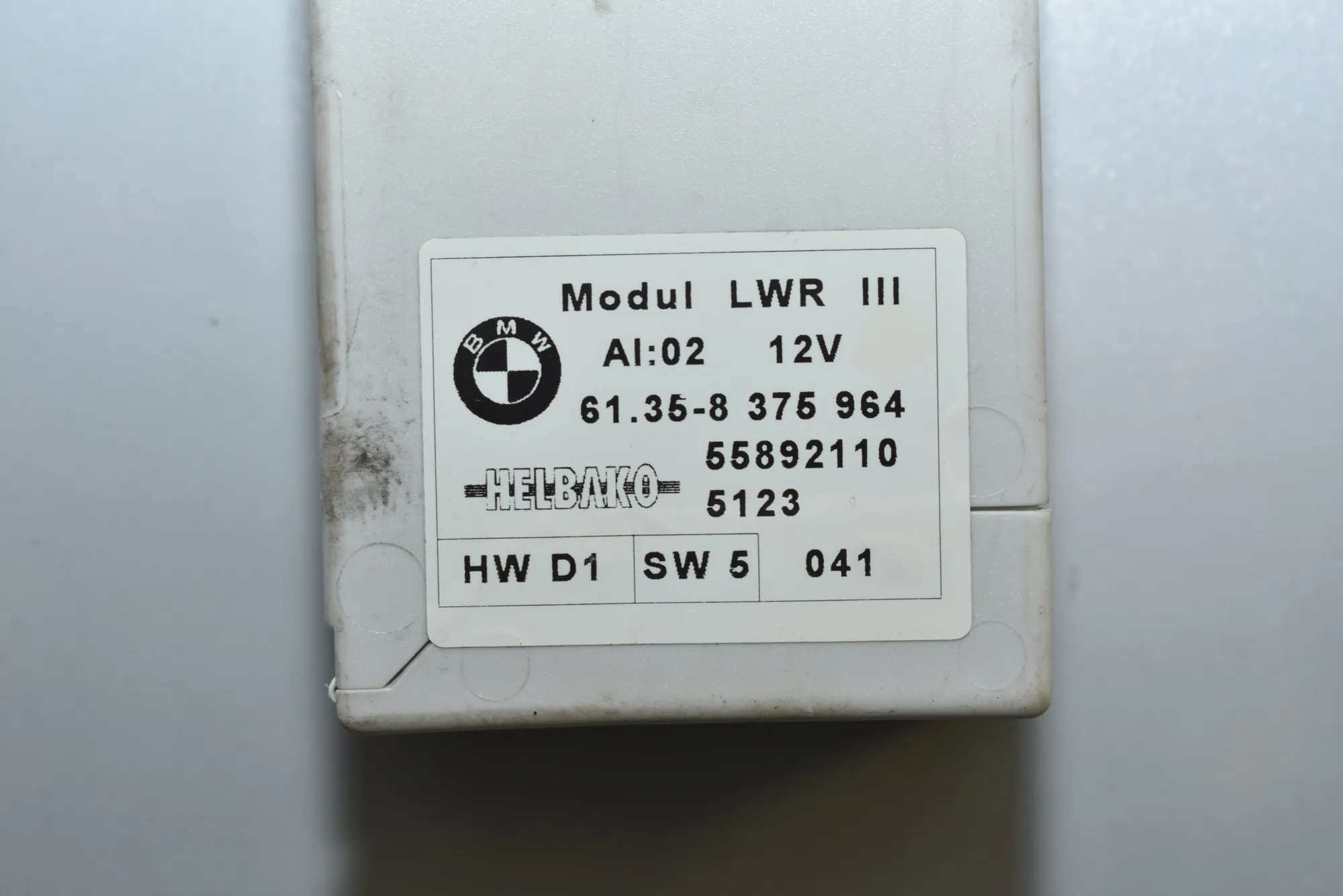 Headlight Control Unit – OEM 8375964 · BMW 5 Touring (E39) BMW 5 Touring (E39) 530 d 2002 – 4