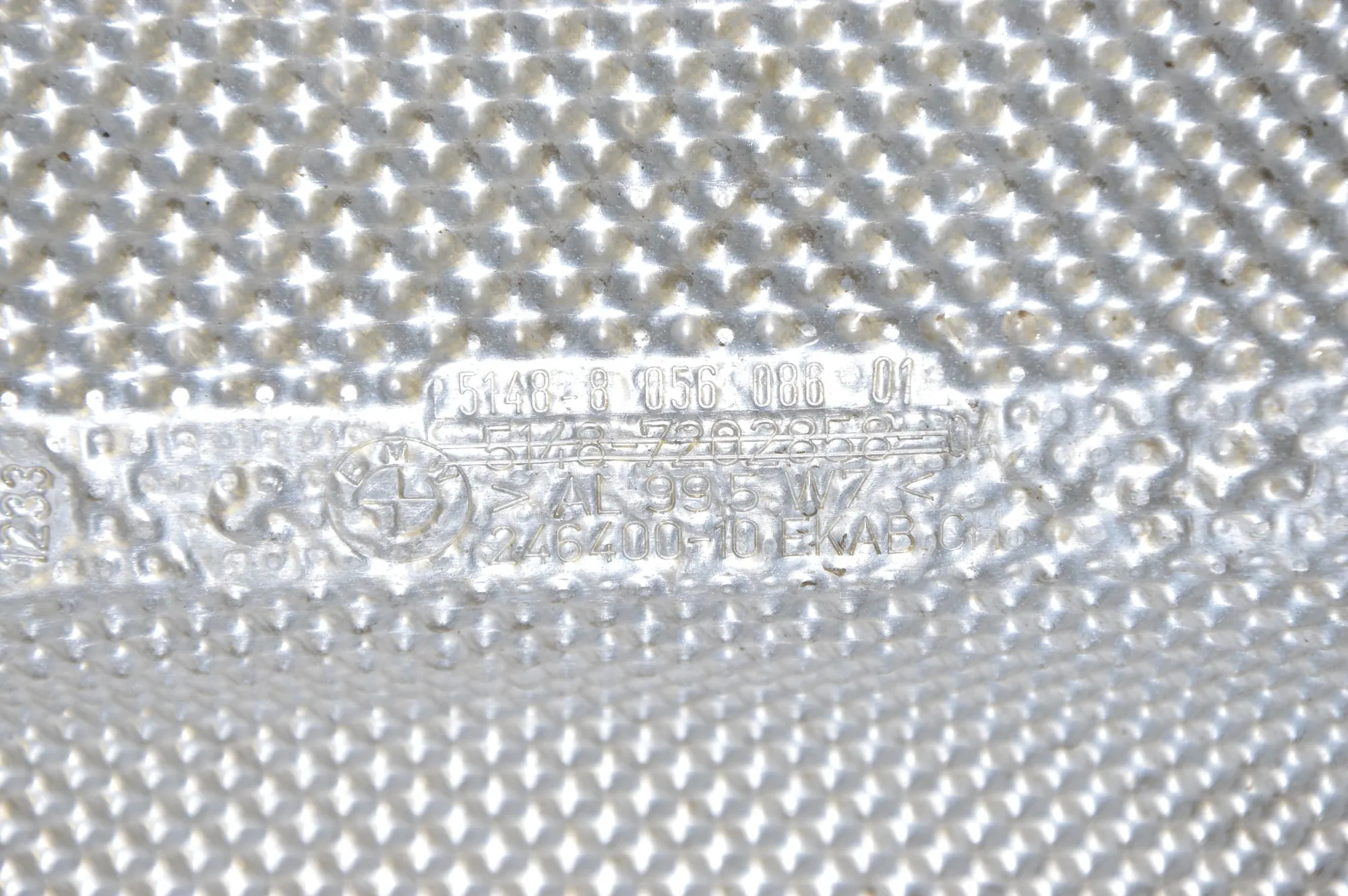 Heat Insulation – OEM 8056086 · BMW 5 (F10) M5 2012 – 5