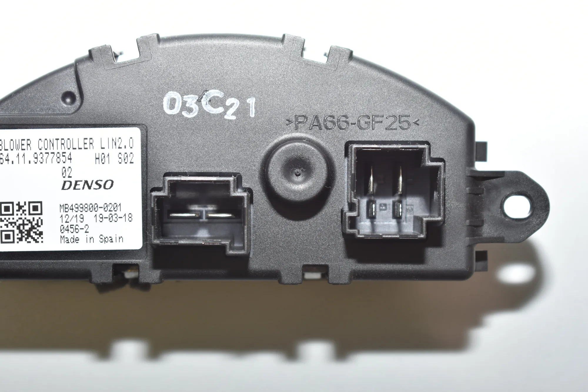 Interior Heater Resistor – OEM 9377854 · BMW i3 (I01) Electric 2019 – 3