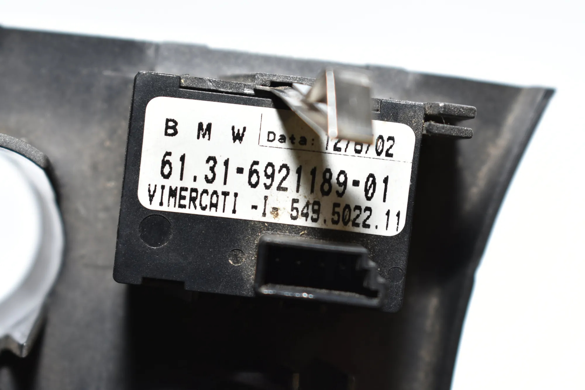 Parking Aid Switch – OEM 6921189 · BMW 7 (E65, E66, E67) BMW 7 (E65, E66, E67) 730 d 2002 – 4