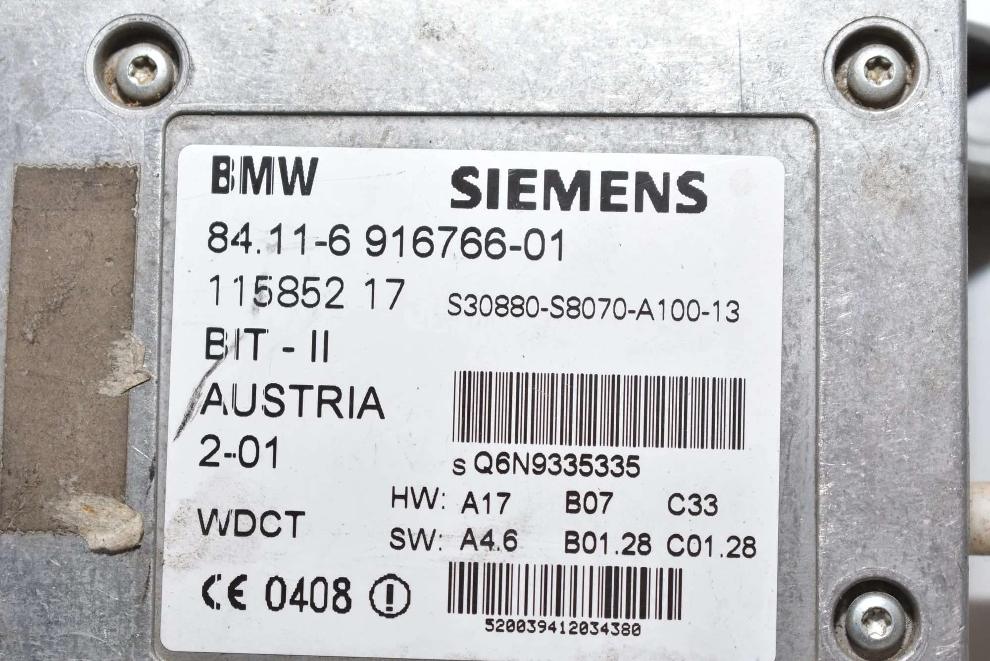 Bluetooth Control Unit – OEM 6916766 · BMW 3 (E46) BMW 3 (E46) 320 d 2002 – 4