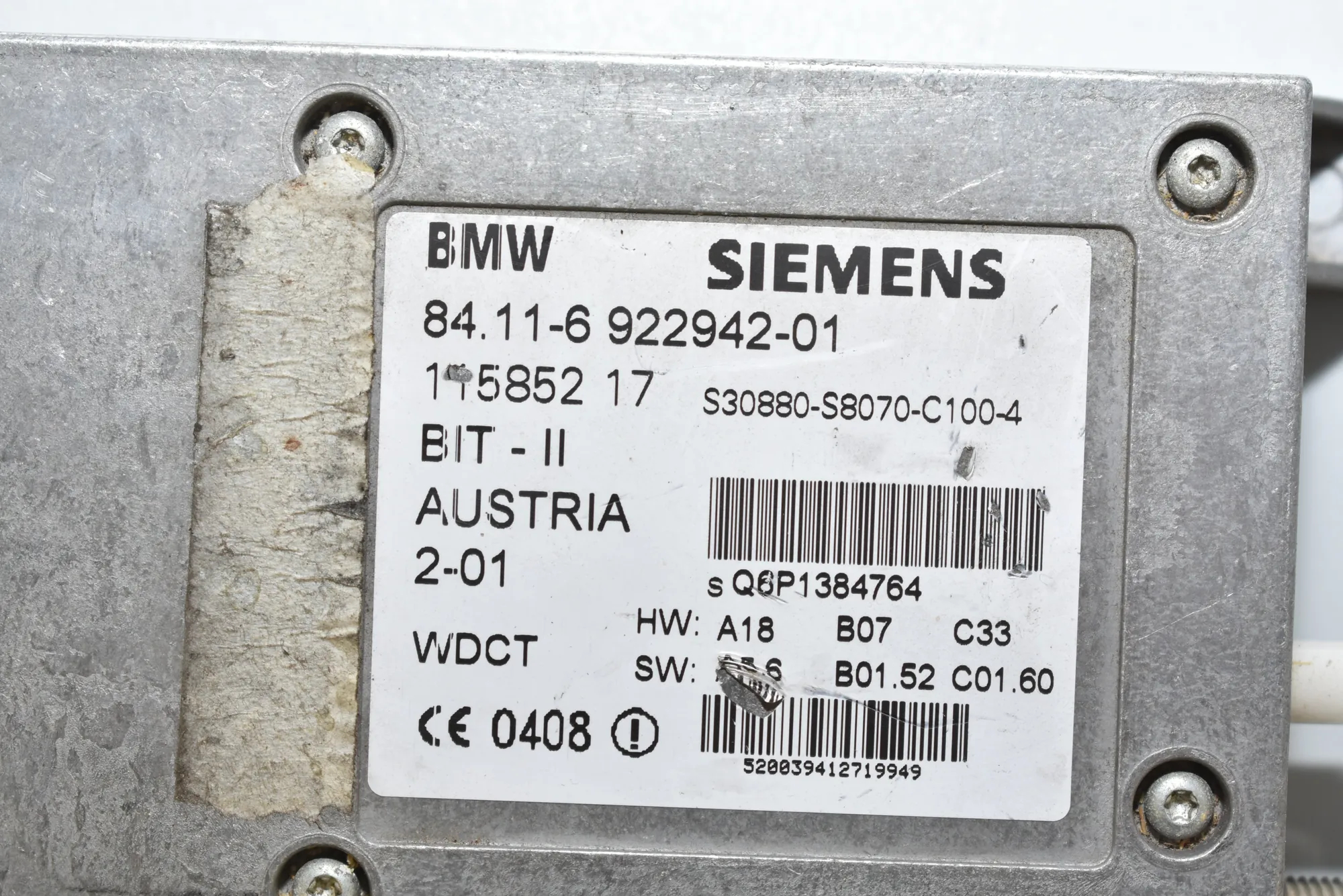 Bluetooth Control Unit – OEM 6922942 · BMW X5 (E53) BMW X5 (E53) 3.0 d 2004 – 4