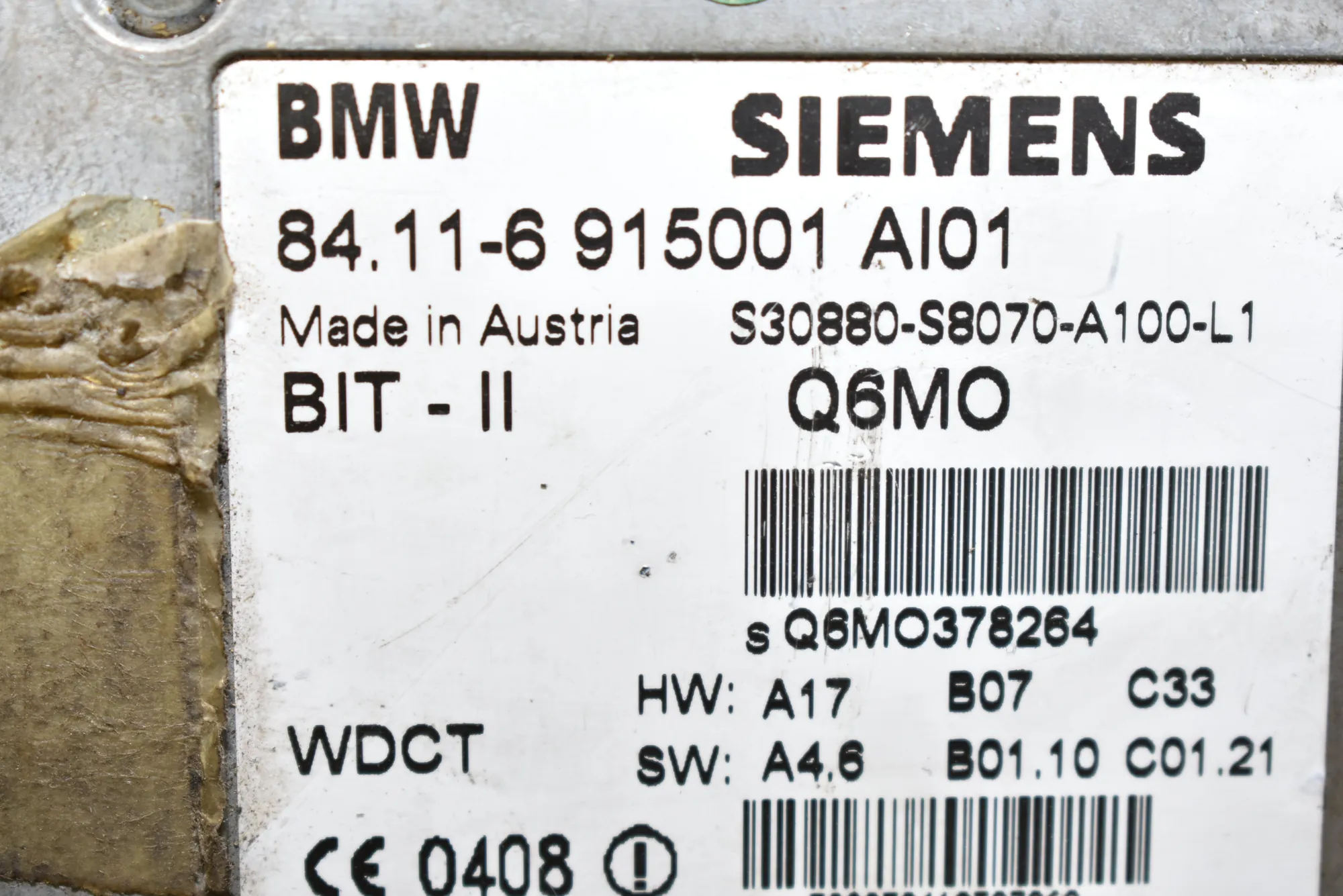 Bluetooth Control Unit – OEM 6915001 · BMW 5 Touring (E39) BMW 5 Touring (E39) 530 d 2001 – 4