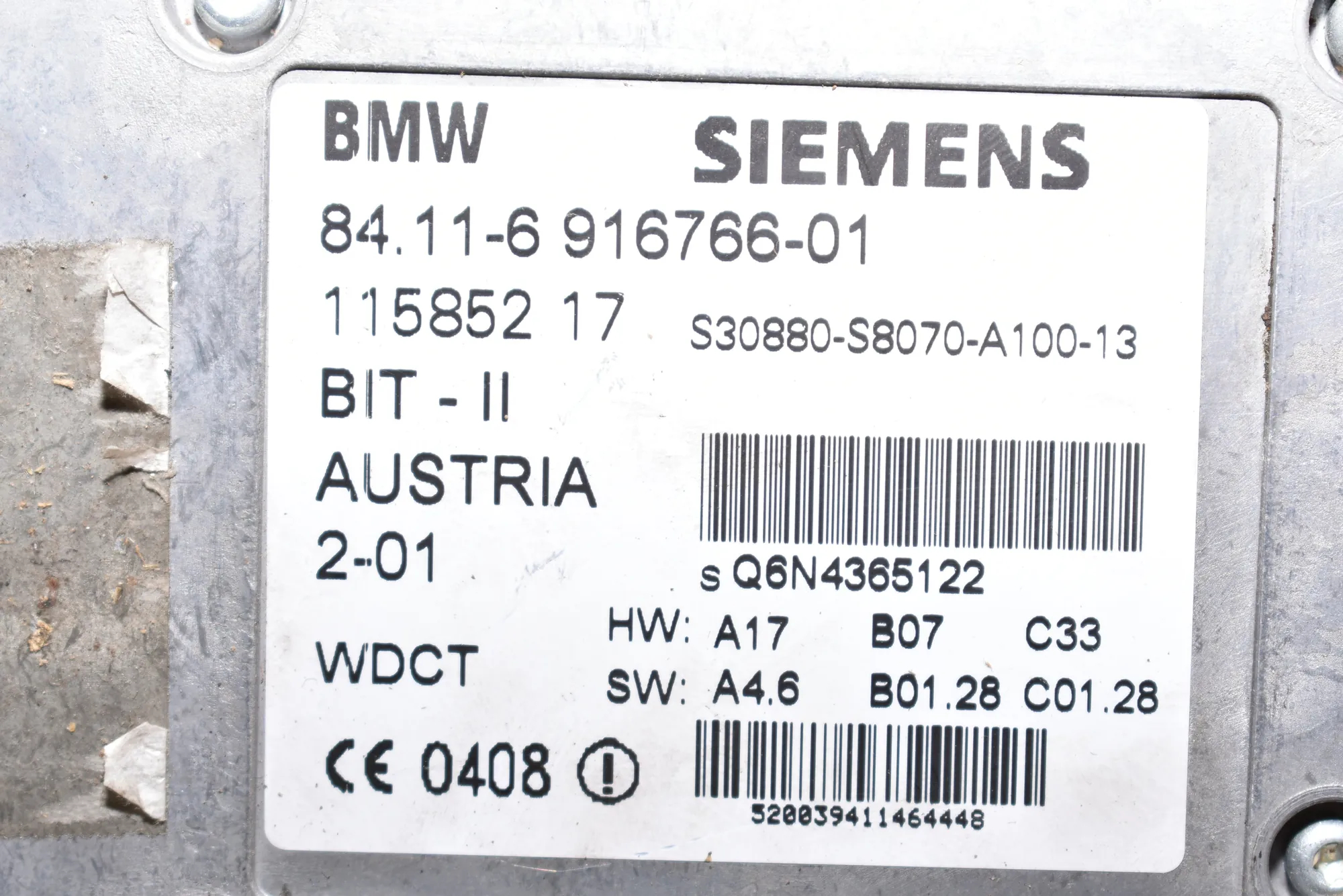 Bluetooth Control Unit – OEM 6916766 · BMW 5 Touring (E39) BMW 5 Touring (E39) 530 d 2001 – 4