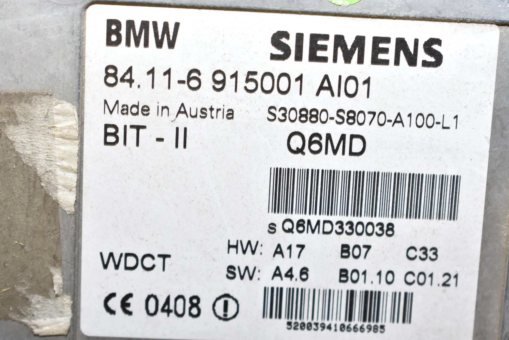 Bluetooth Control Unit – OEM 6915001 · BMW 5 Touring (E39) BMW 5 Touring (E39) 530 d 2001 – 4