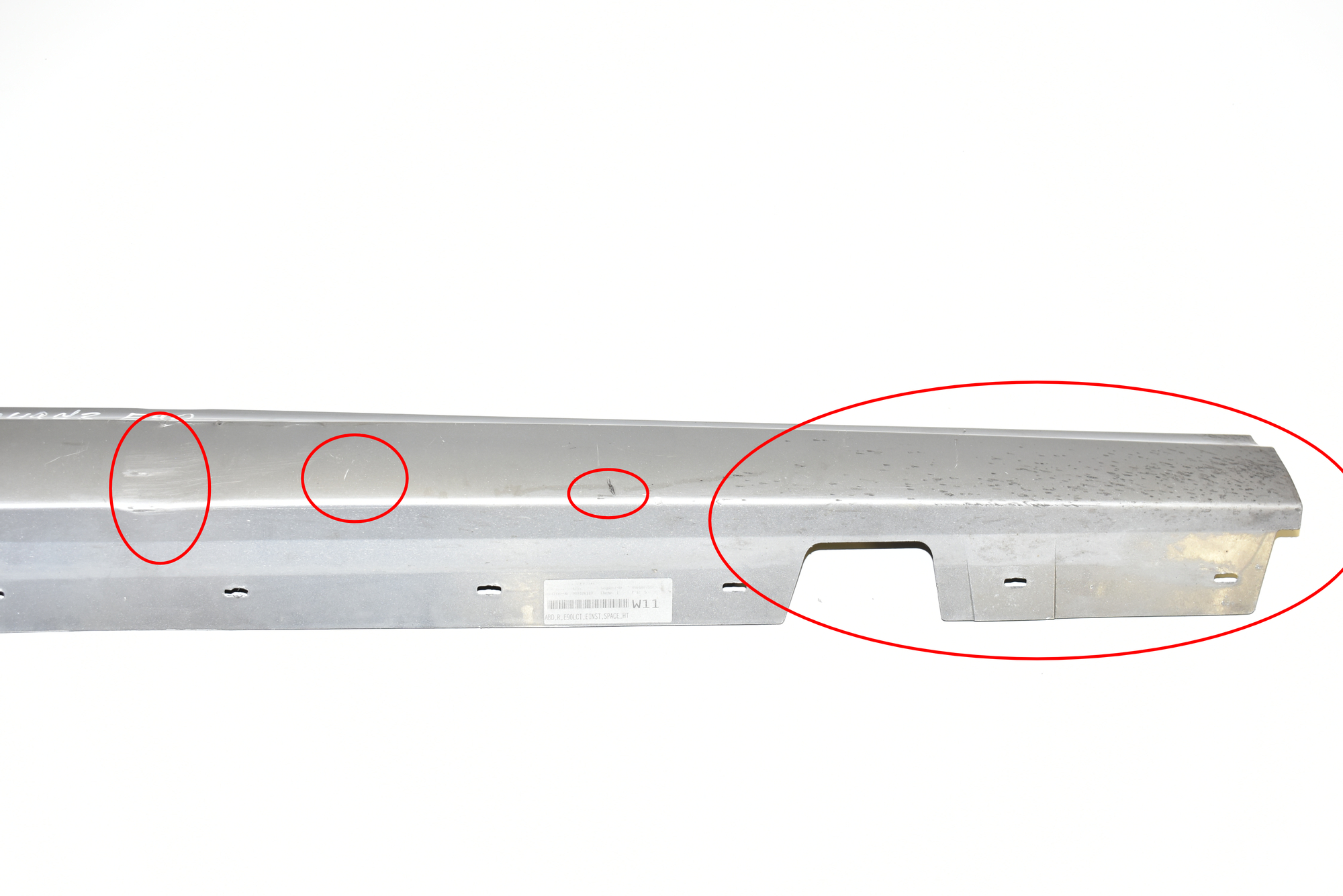Right Side Sideskirt – OEM 7202652 · BMW 3 (E90) 318 d 2009 – 2