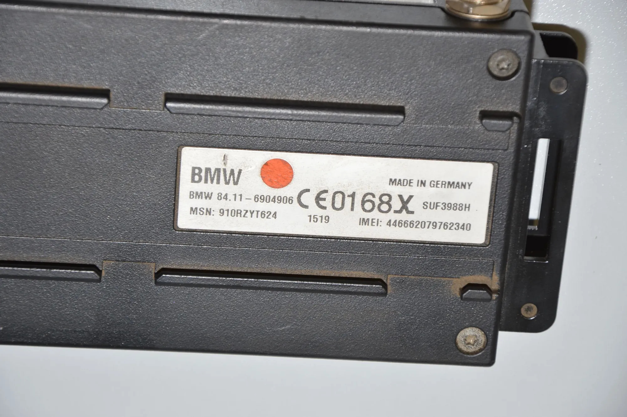 Other Control Units – OEM 6904906 · BMW 5 Touring (E39) 530 d 2000 – 5