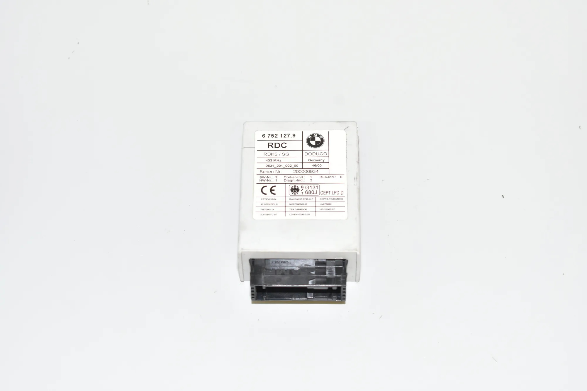 Other Control Units – OEM 6752127 · BMW 5 Touring (E39) 530 d 2000