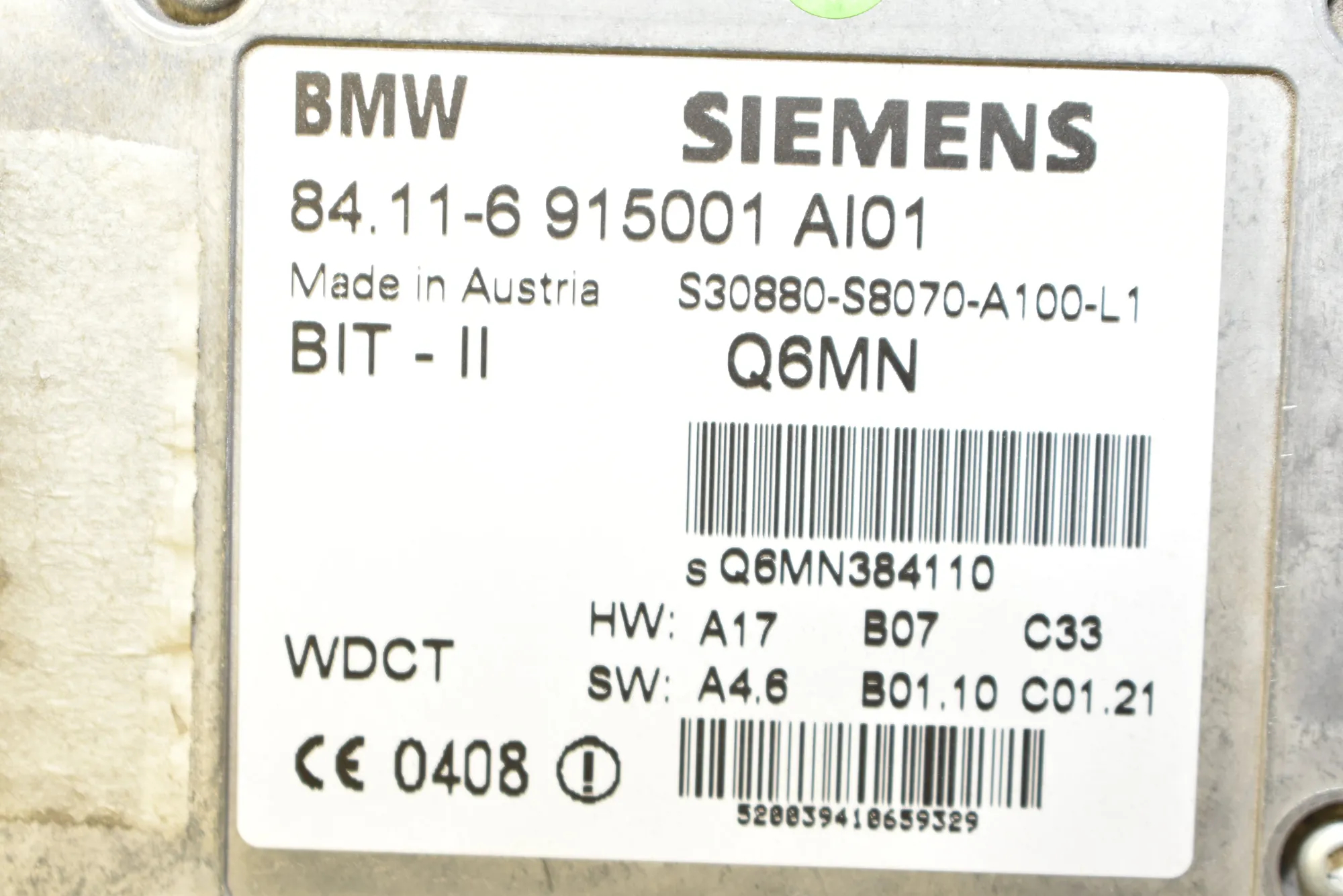 Antenna Amplifier – OEM 6915001 · BMW 5 Touring (E39) 530 d 2000 – 4