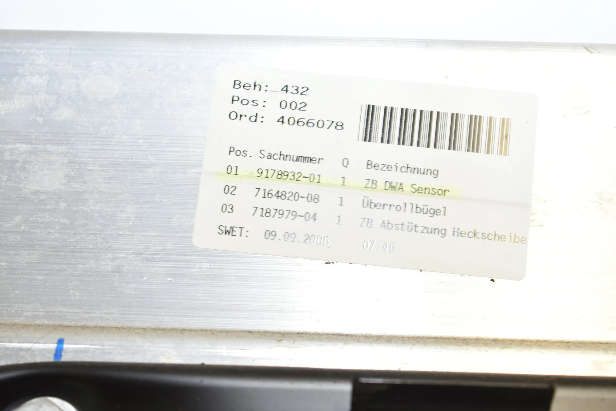 Other Body Parts – OEM 9178932 · BMW 1 Cabrio (E88) 120 d 2008 – 4