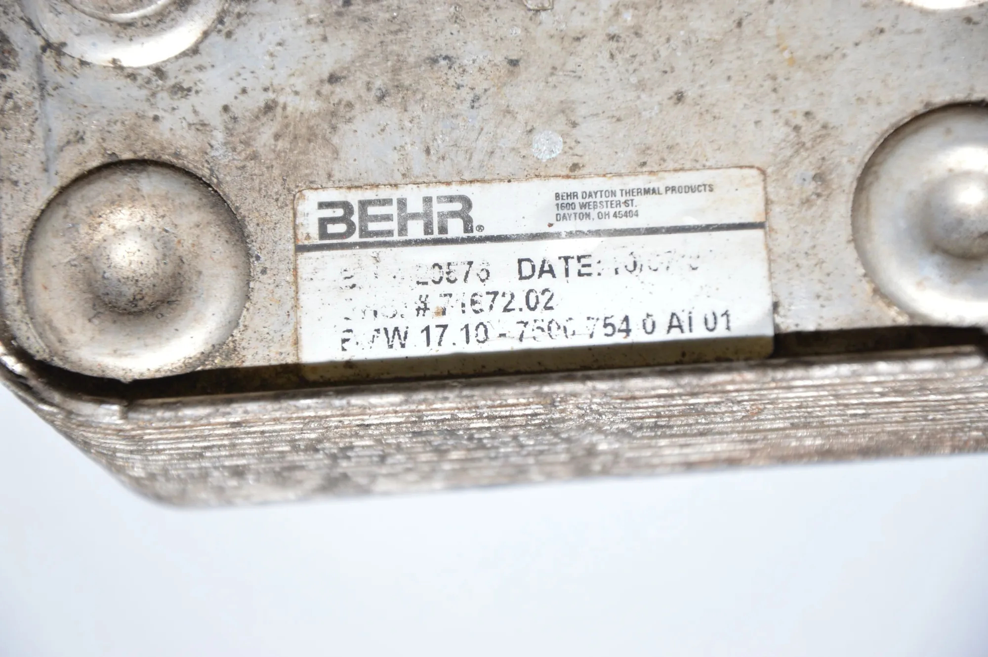 Gearbox Radiator – OEM 7500754 · BMW X5 (E53) 4.6 is 2002 – 5