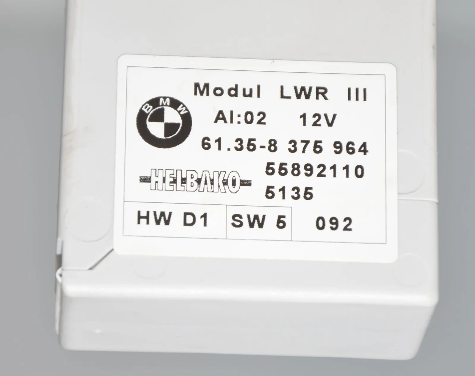 Headlight Control Unit – OEM 8375964 · BMW X5 (E53) 4.6 is 2002 – 5