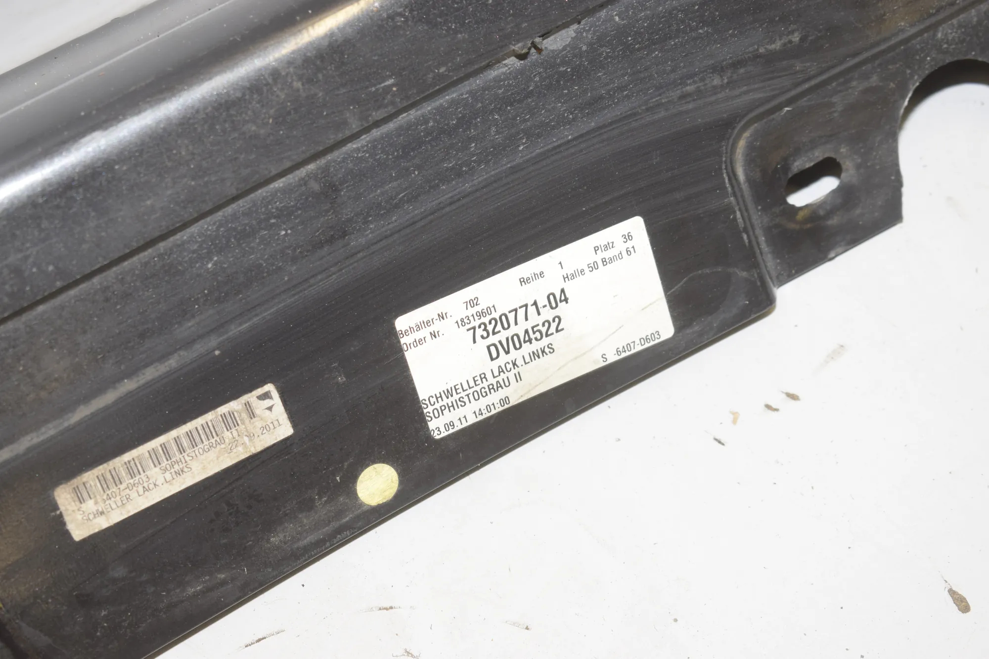 Left Side Sideskirt – OEM 7320771 · BMW 5 Touring (F11) 530 d xDrive 2011 – 4