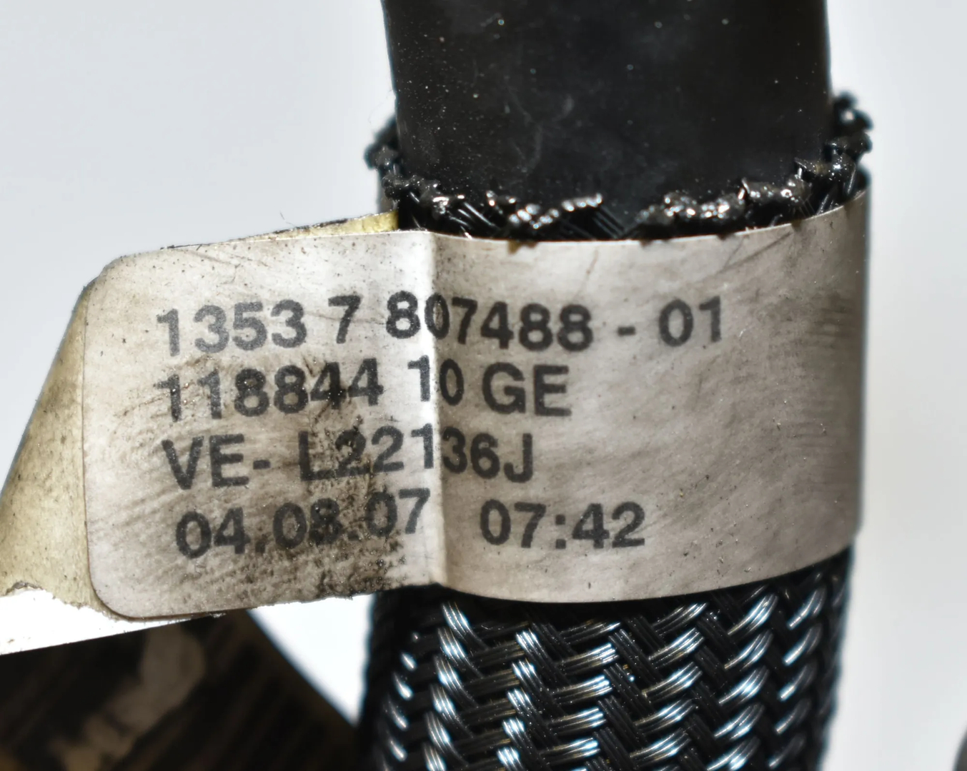 Fuel Hose – OEM 7807488 · BMW 5 (E60) 520 d 2007 – 3