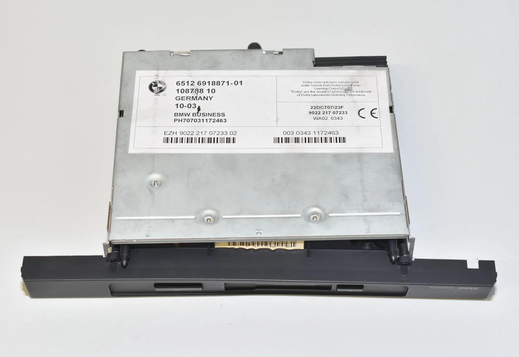 Music Radio CD Player Head Unit – OEM 6918871 · BMW X5 (E53) 3.0 d 2004 – 2