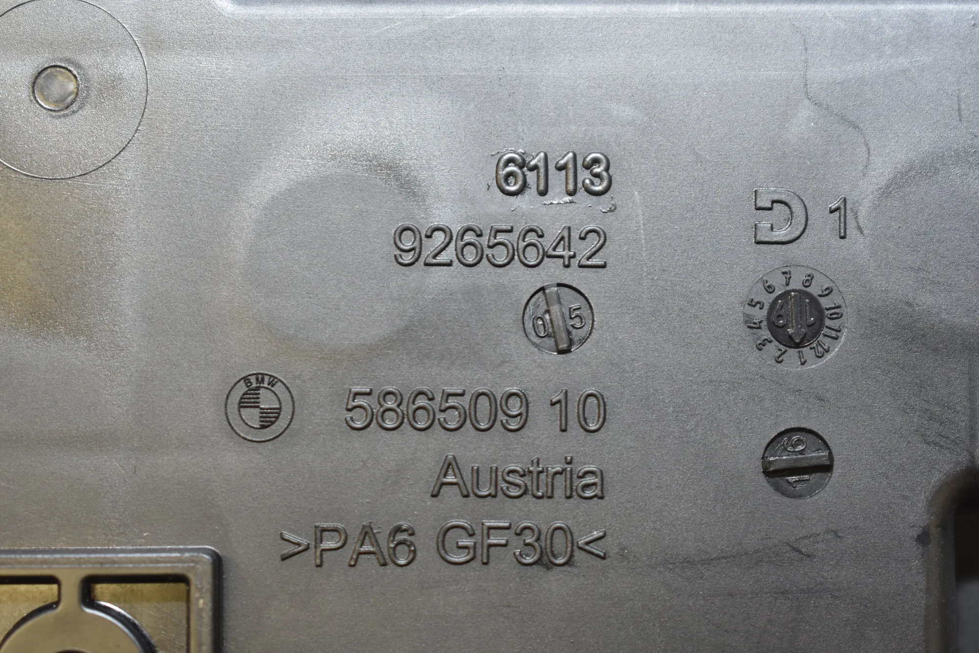Other Interior Parts – OEM 9265642 · BMW i3 (I01) Electric 2019 – 4