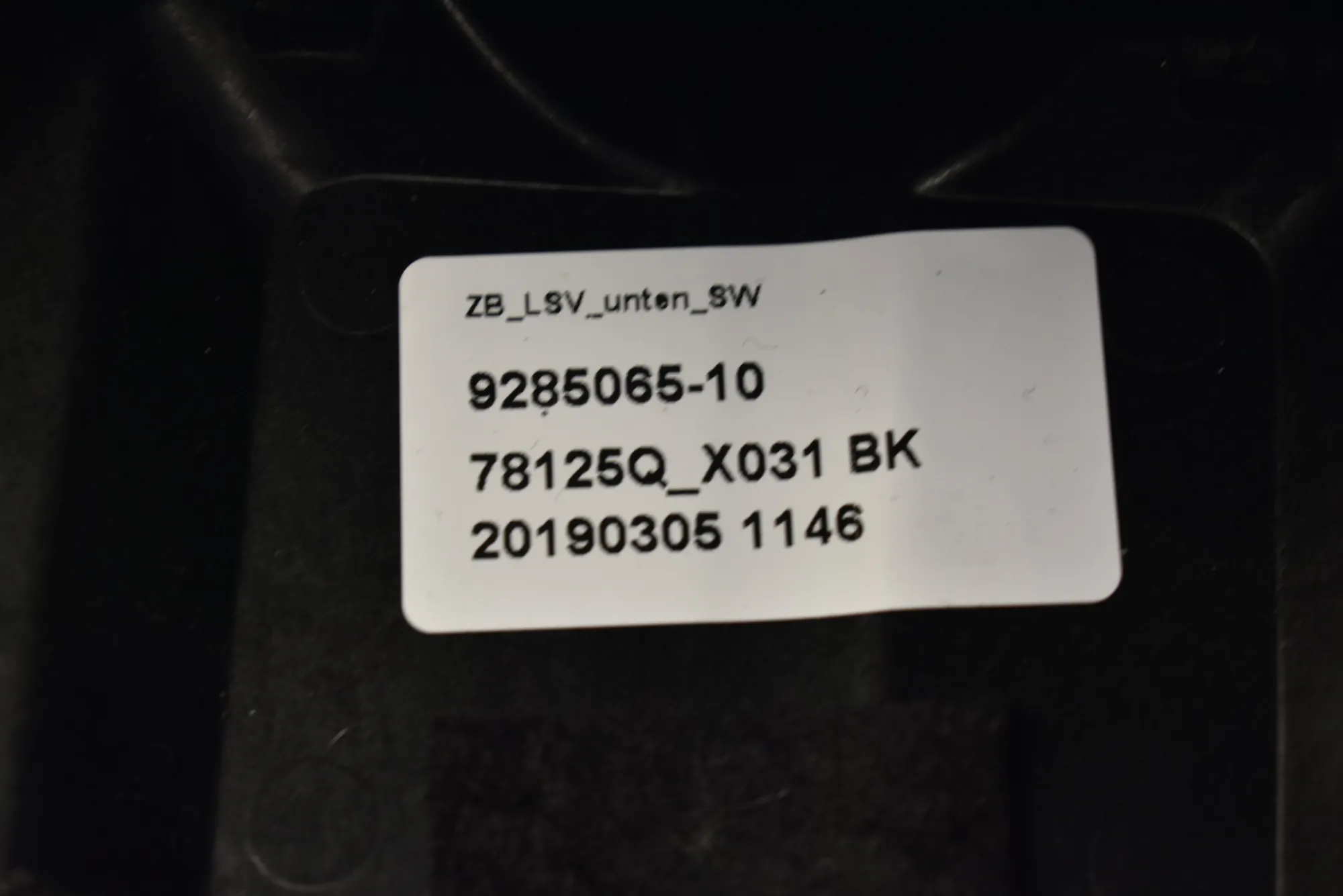 Steering Mechanism Trim – OEM 9285064 · BMW i3 (I01) Electric 2019 – 5