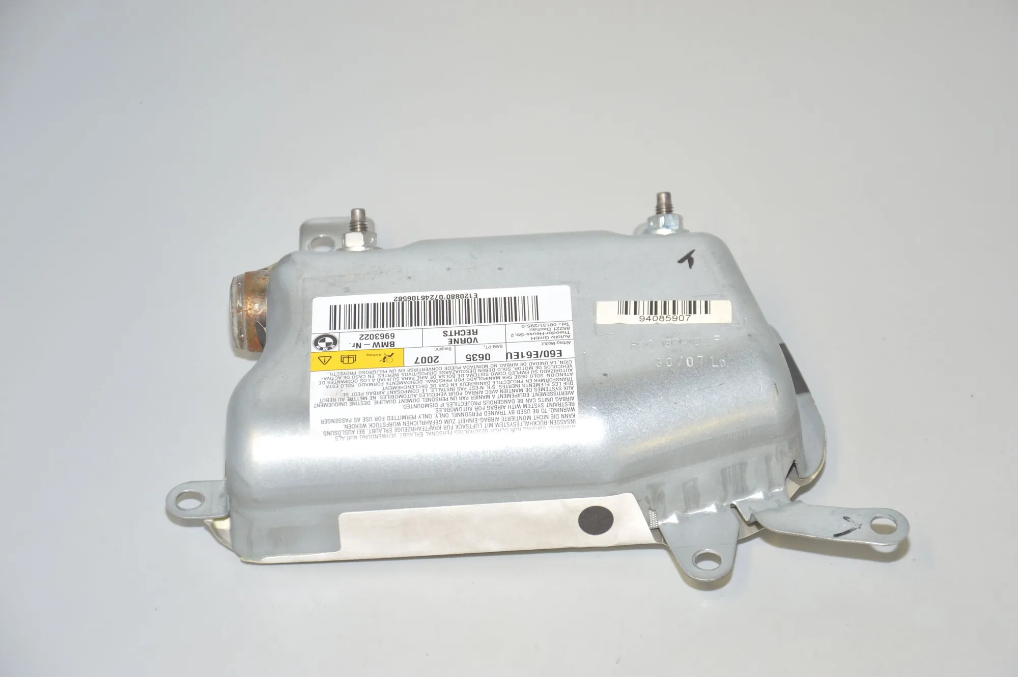 Front Right Door Safety Bag SRS – OEM 6963022 · BMW 5 (E60) 520 d 2007 – 5