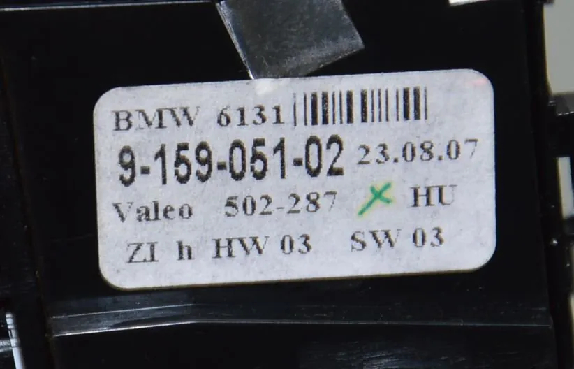 Switches – OEM 9159051 · BMW 5 (E60) 520 d 2007 – 6