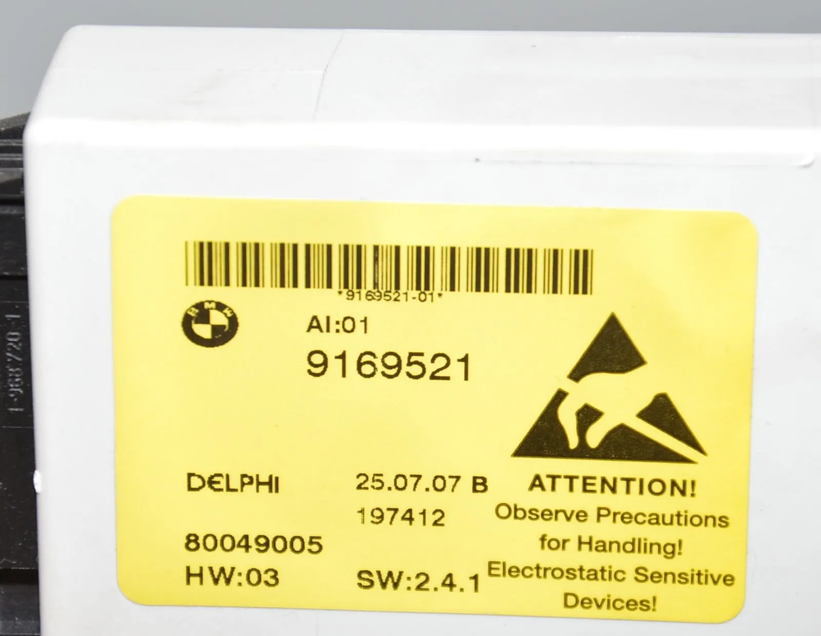 Other Control Units – OEM 9169521 · BMW 5 (E60) 520 d 2007 – 6