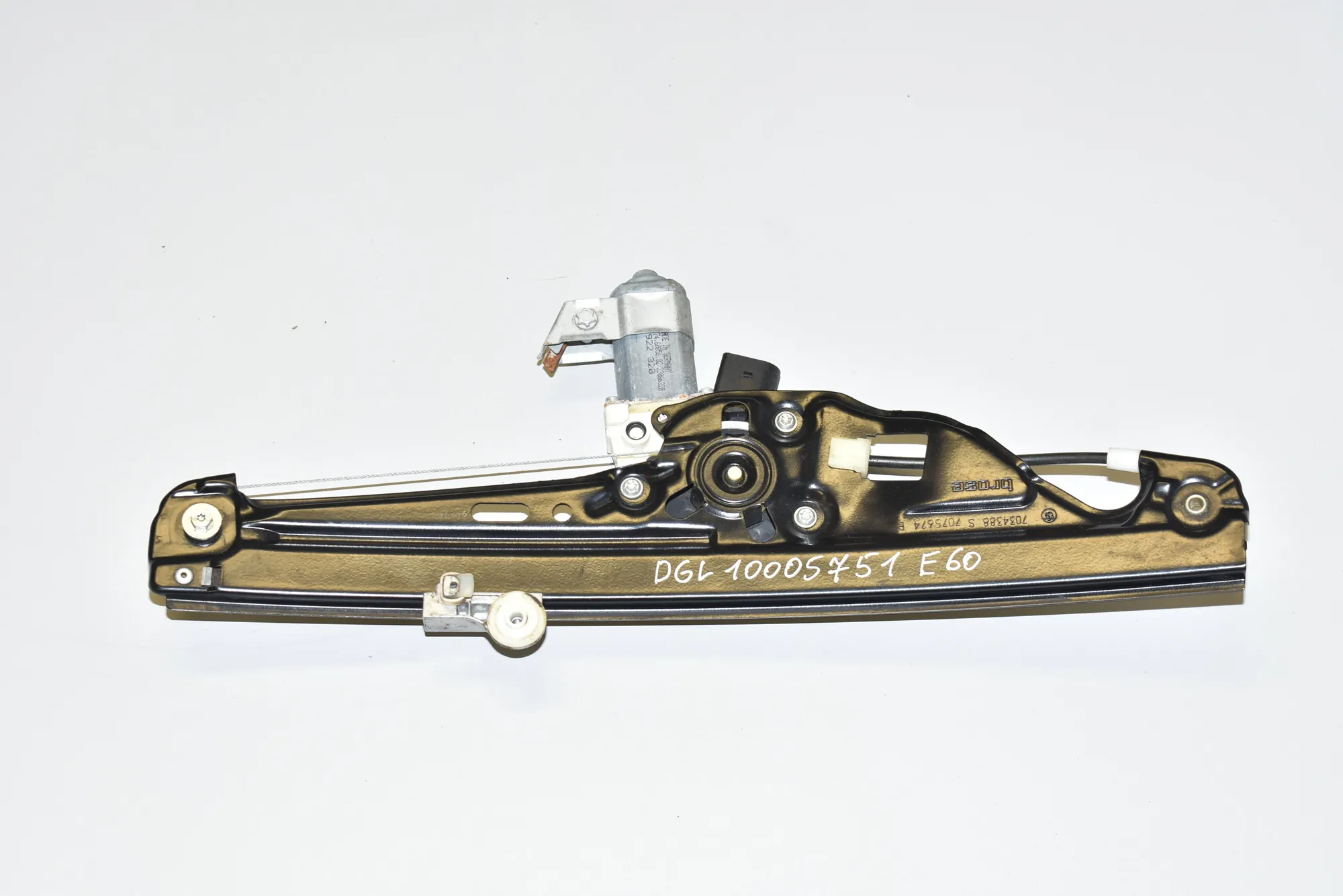 Rear Right Door Window Regulator – OEM 7075674 · BMW 5 (E60) 535 d 2006