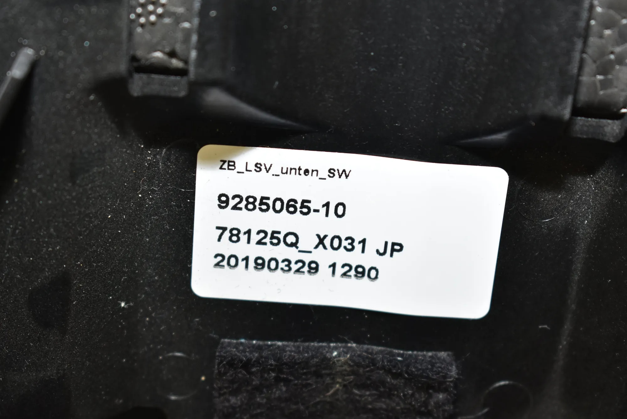 Steering Mechanism Trim – OEM 9285065 · BMW i3 (I01) Electric 2019 – 7