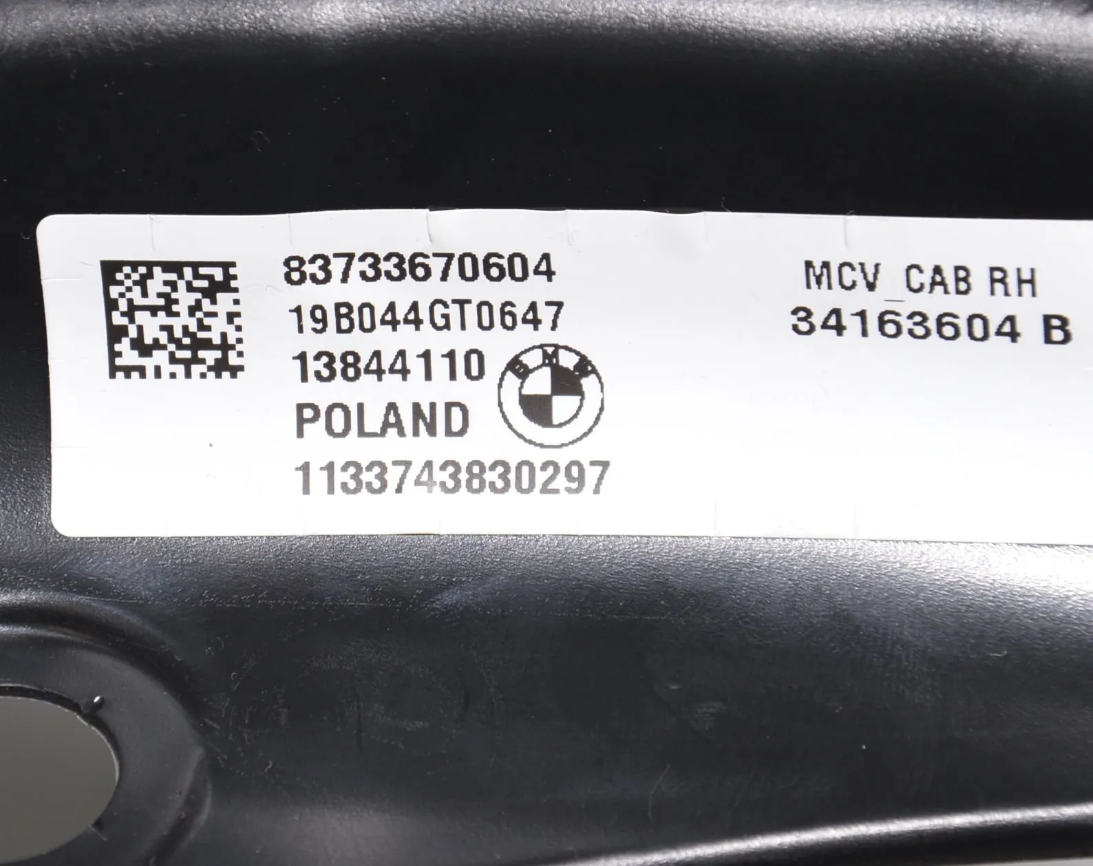 Right Side Roof SRS Bracket – OEM 7336706 · BMW i3 (I01) Electric 2019 – 5