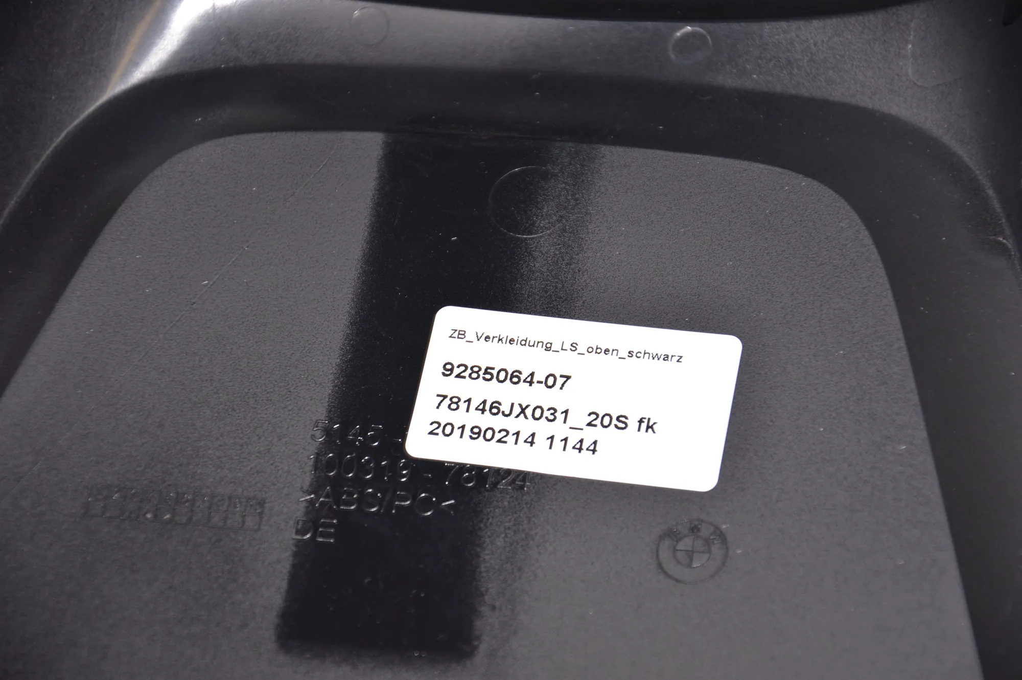 Steering Mechanism Trim – OEM 9285065 · BMW i3 (I01) Electric 2019 – 8