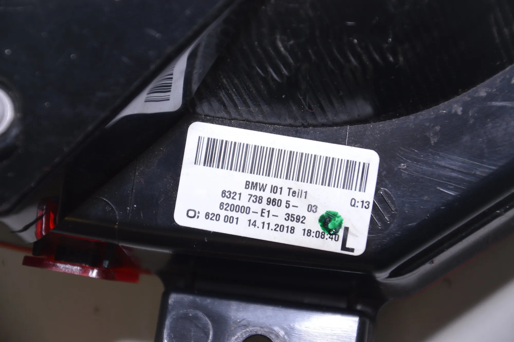 Left Side Tailgate Tail Light – OEM 7389605 · BMW i3 (I01) BMW i3 (I01) Hybrid 2014 – 5