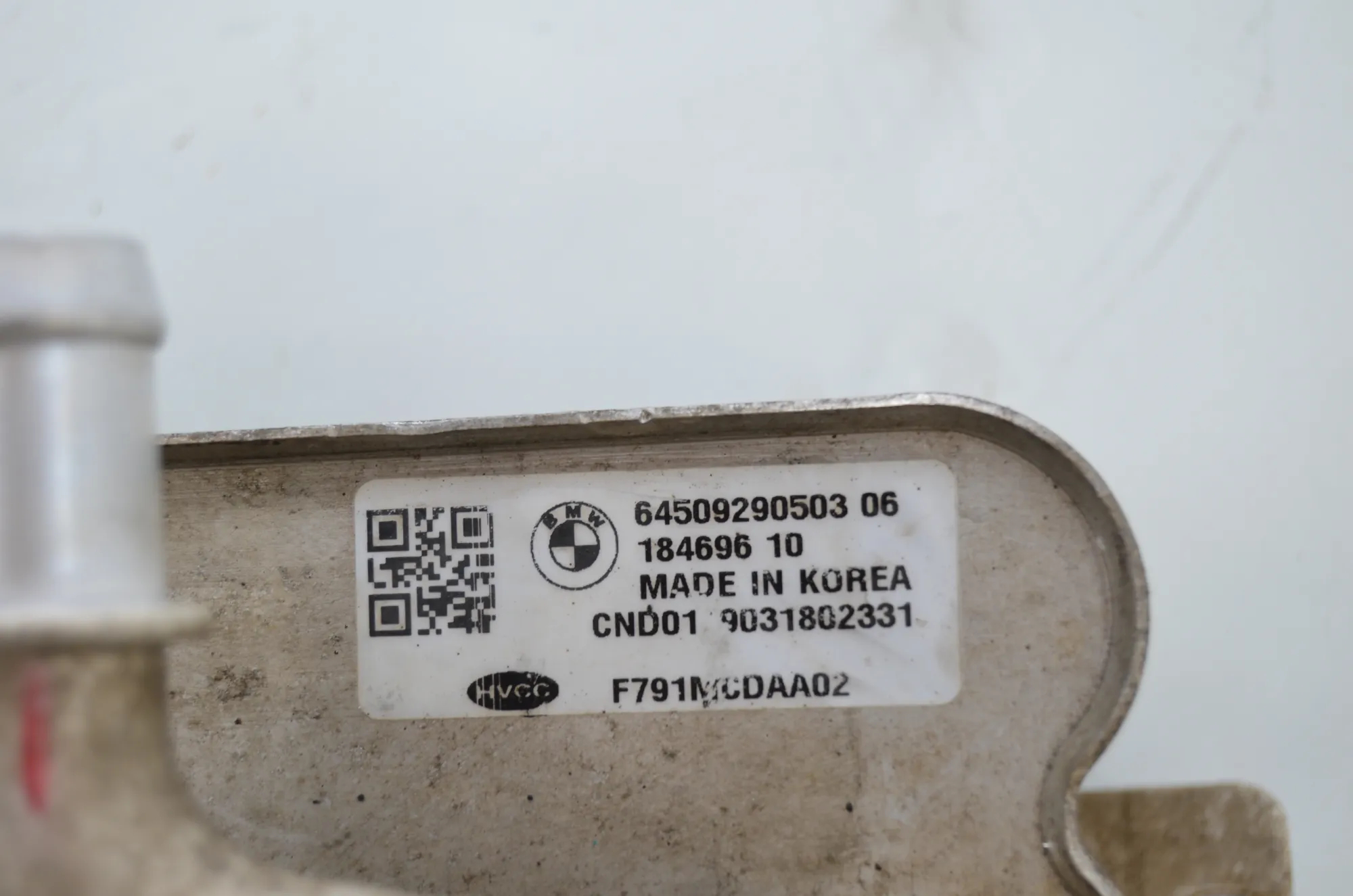 A/C Air Con Radiator – OEM 9290503 · BMW i3 (I01) s Range Extender 2019 – 4