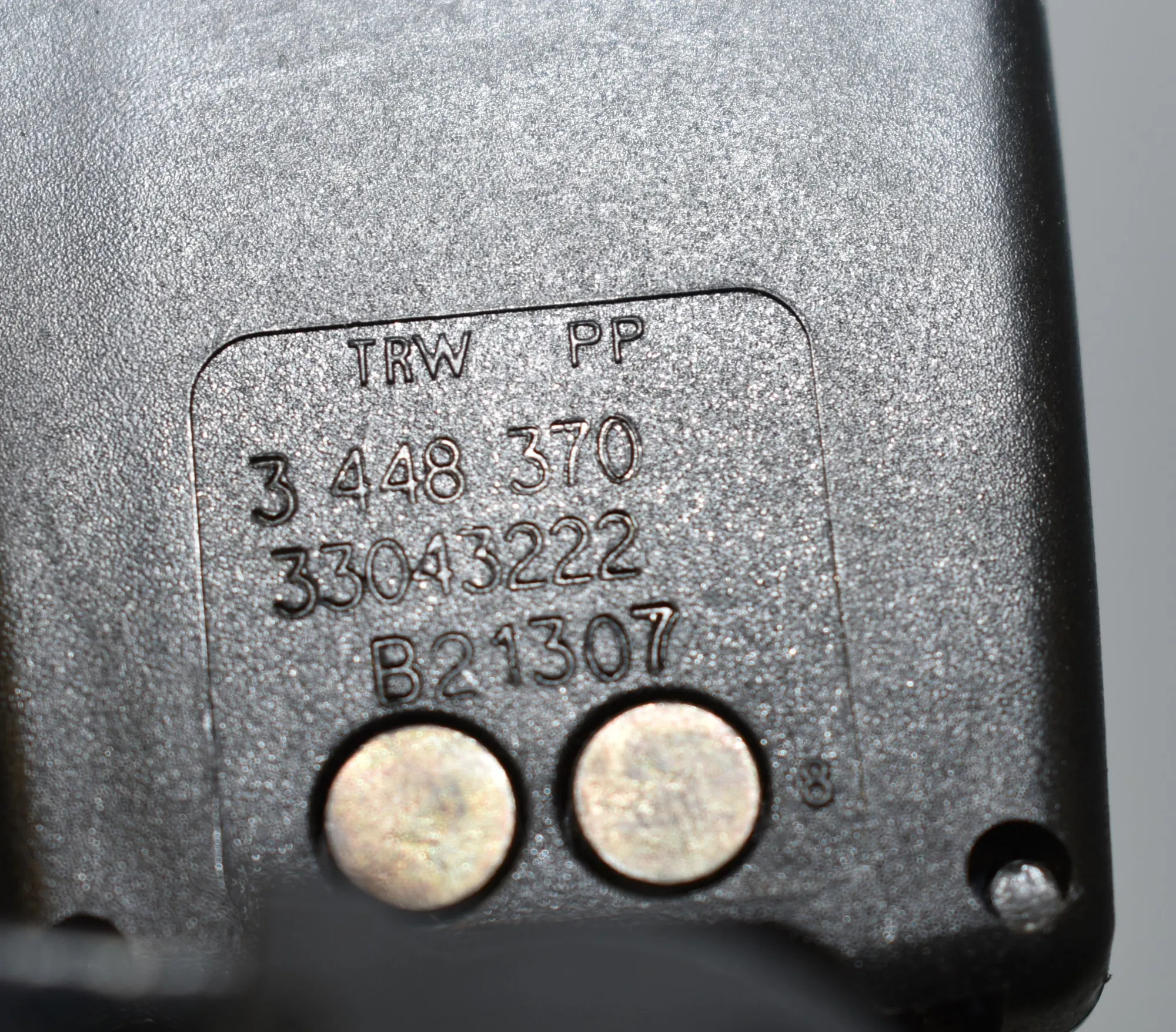 Rear Right Seat Buckle – OEM 3448370 · BMW X3 (E83) xDrive 30 d 2007 – 5