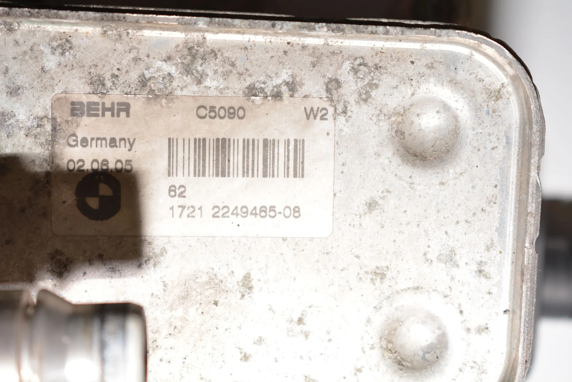 Oil Cooling Radiator – OEM 2249465 · BMW 7 (E65, E66, E67) 745 d 2005 – 5