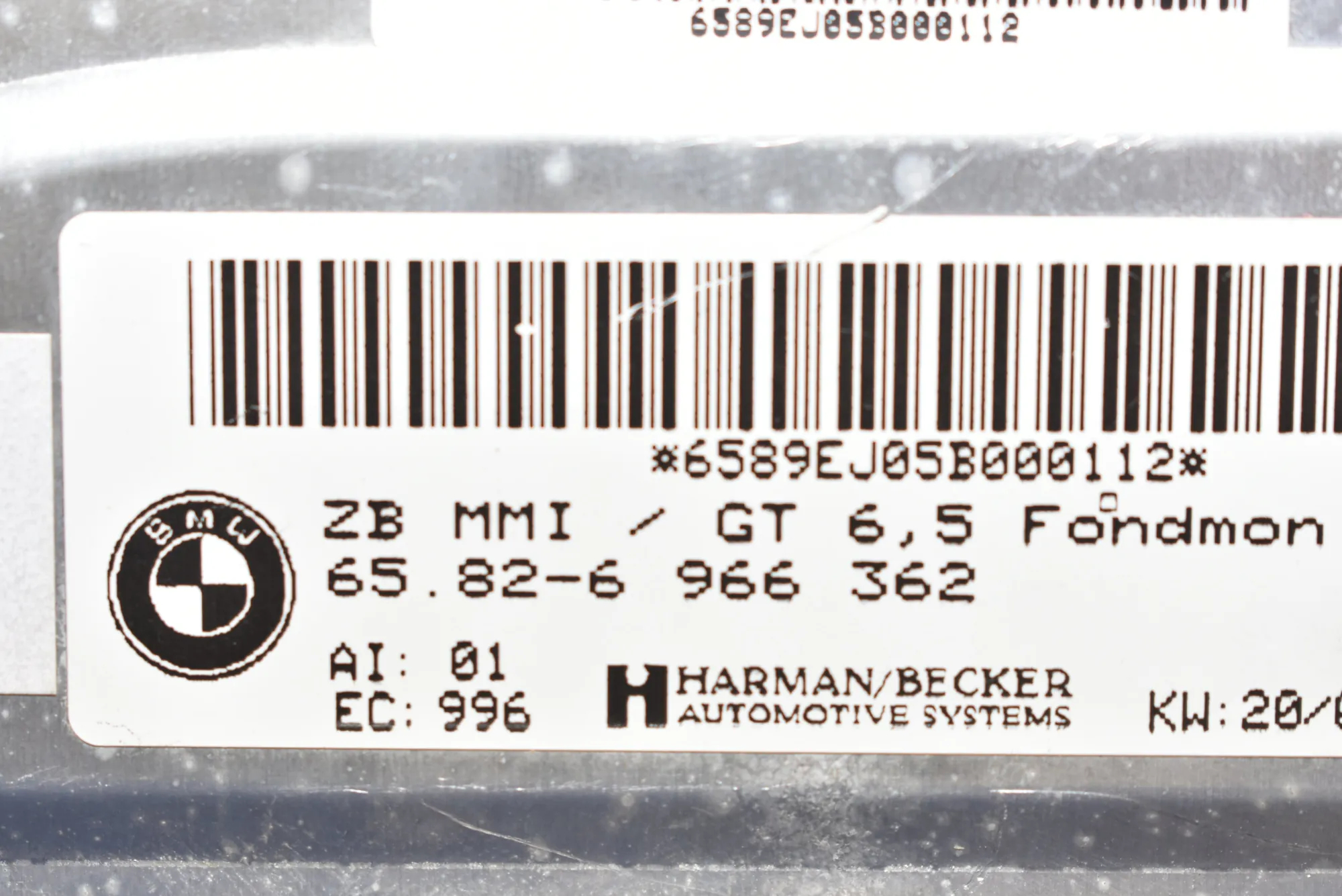 Other Control Units – OEM 6966362 · BMW 7 (E65, E66, E67) 745 d 2005 – 4