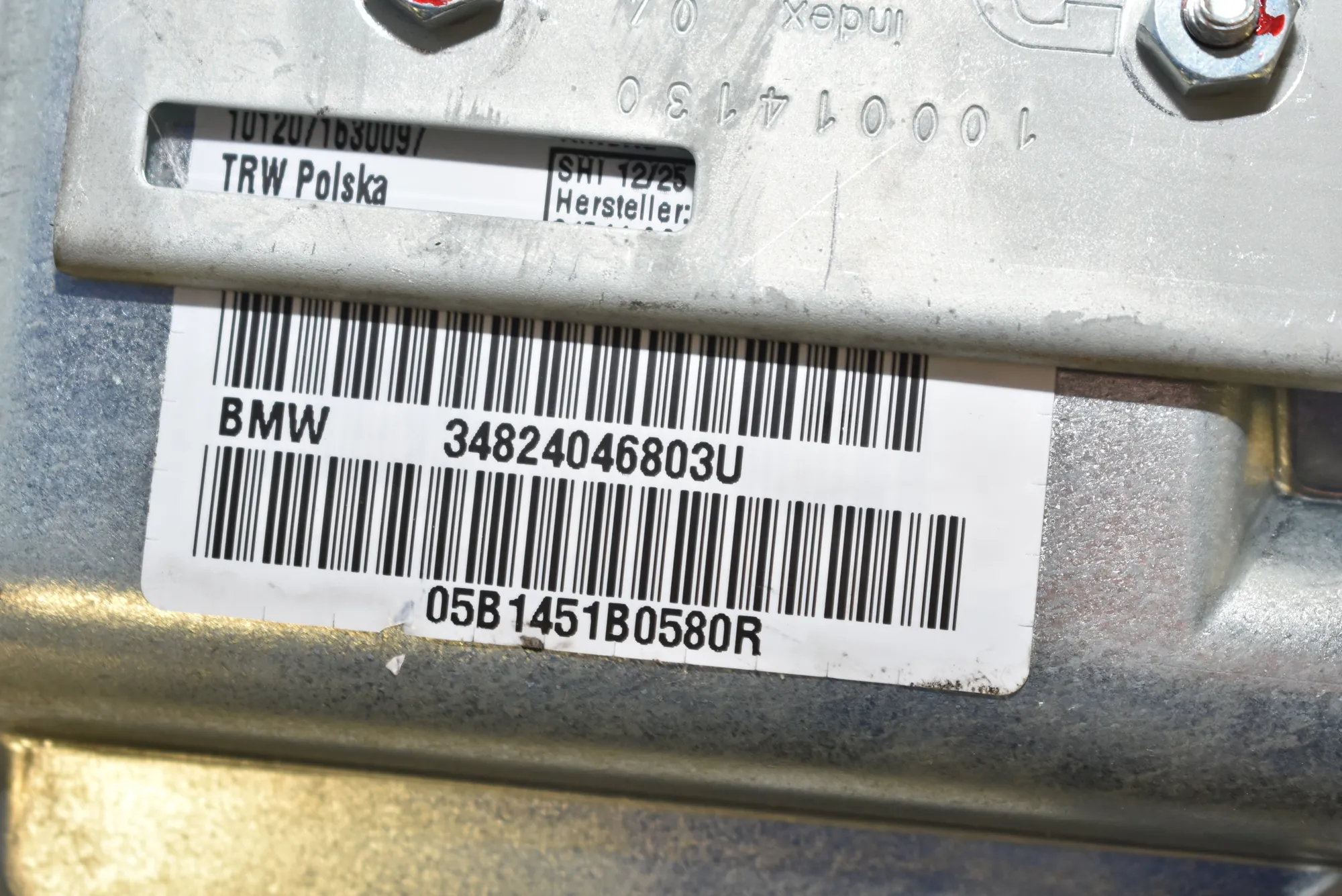 Front Right Door Safety Bag SRS – OEM 8240468 · BMW 7 (E65, E66, E67) 745 d 2005 – 4