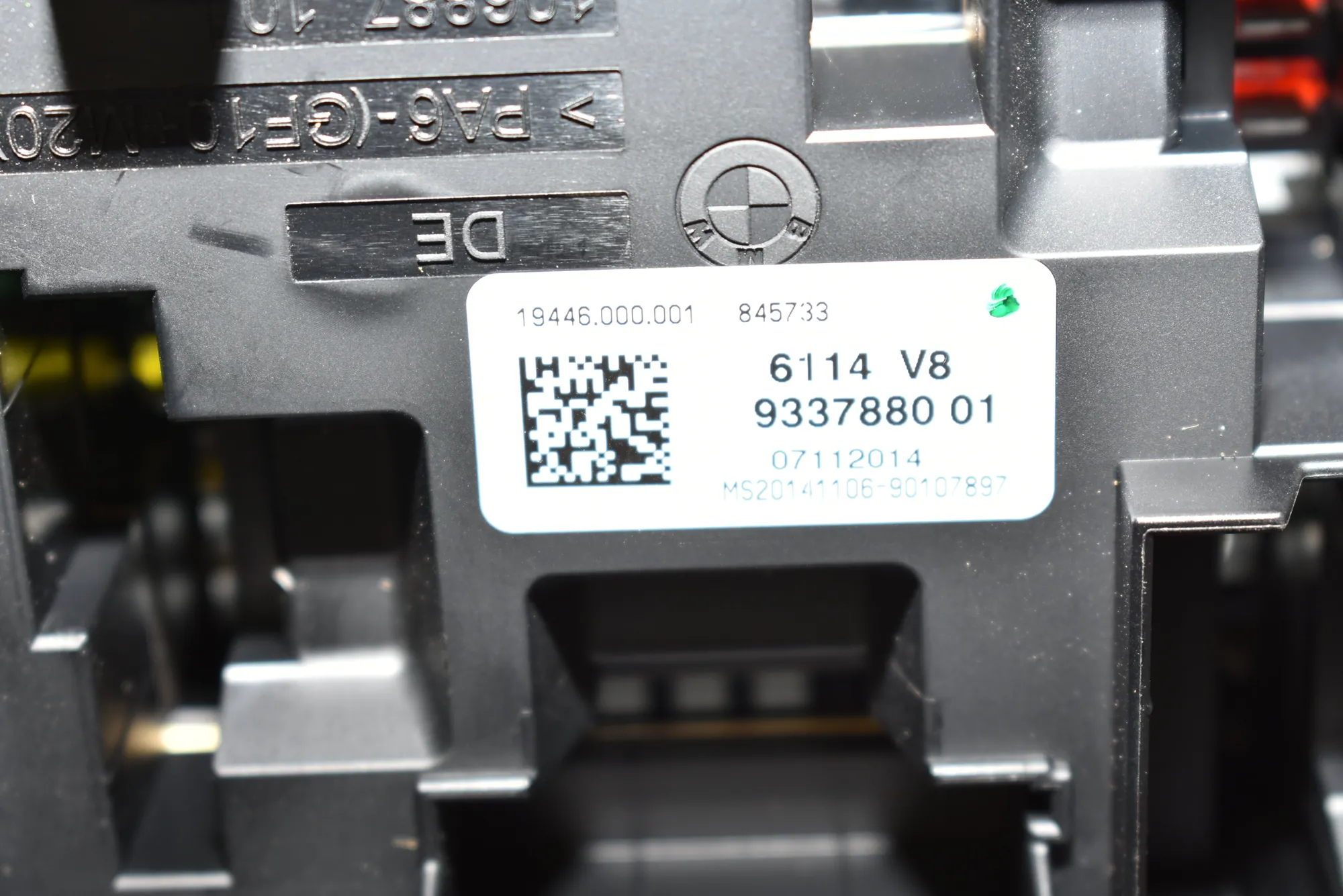 Fuse Box – OEM 9337880 · BMW 4 Coupe (F32, F82) 435 d xDrive 2014 – 4