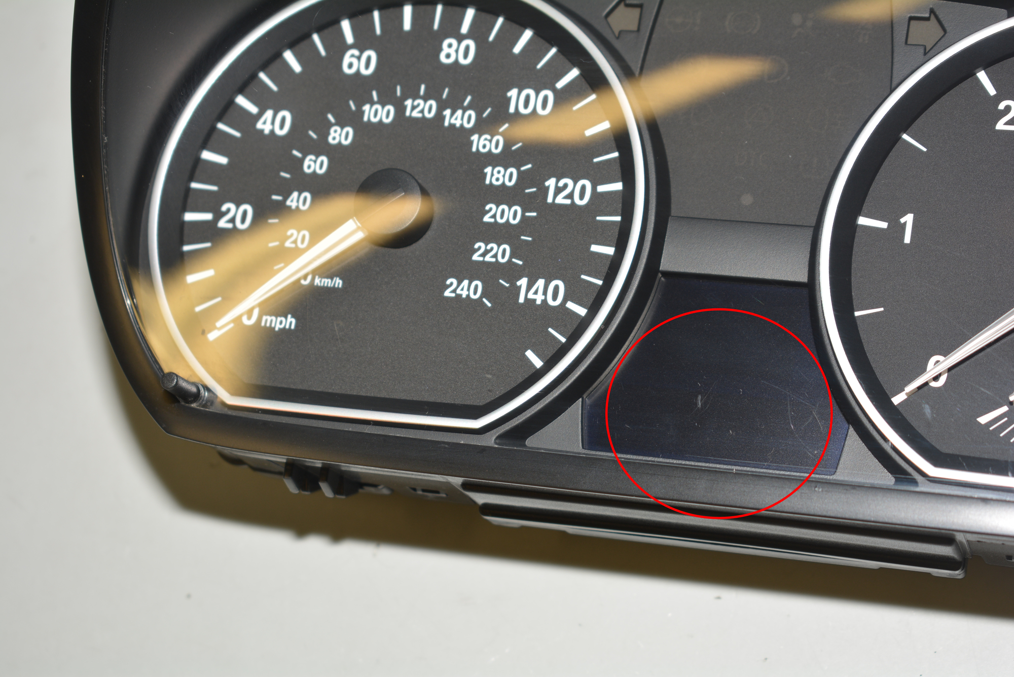 Instrument Cluster Speedometer – OEM 9166822 · BMW 1 (E81) 118 d 2008 – 6