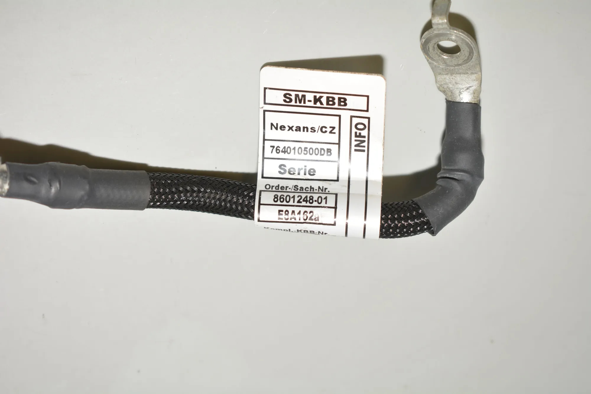 Negative Battery Cable – OEM 8631637 · BMW i3 (I01) Hybrid 2016 – 7