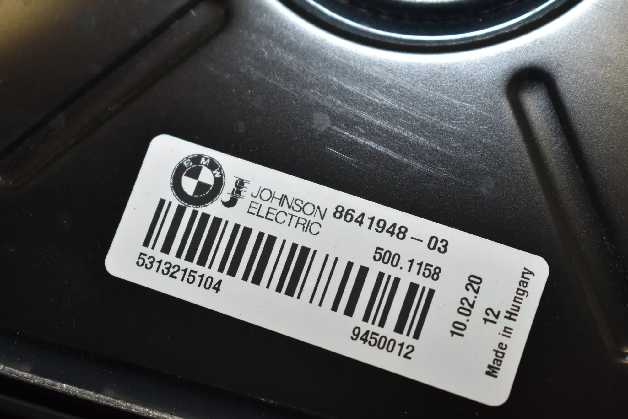 A/C Air Condition Fan – OEM 8642143 · BMW i3 (I01) Electric 2020 – 6