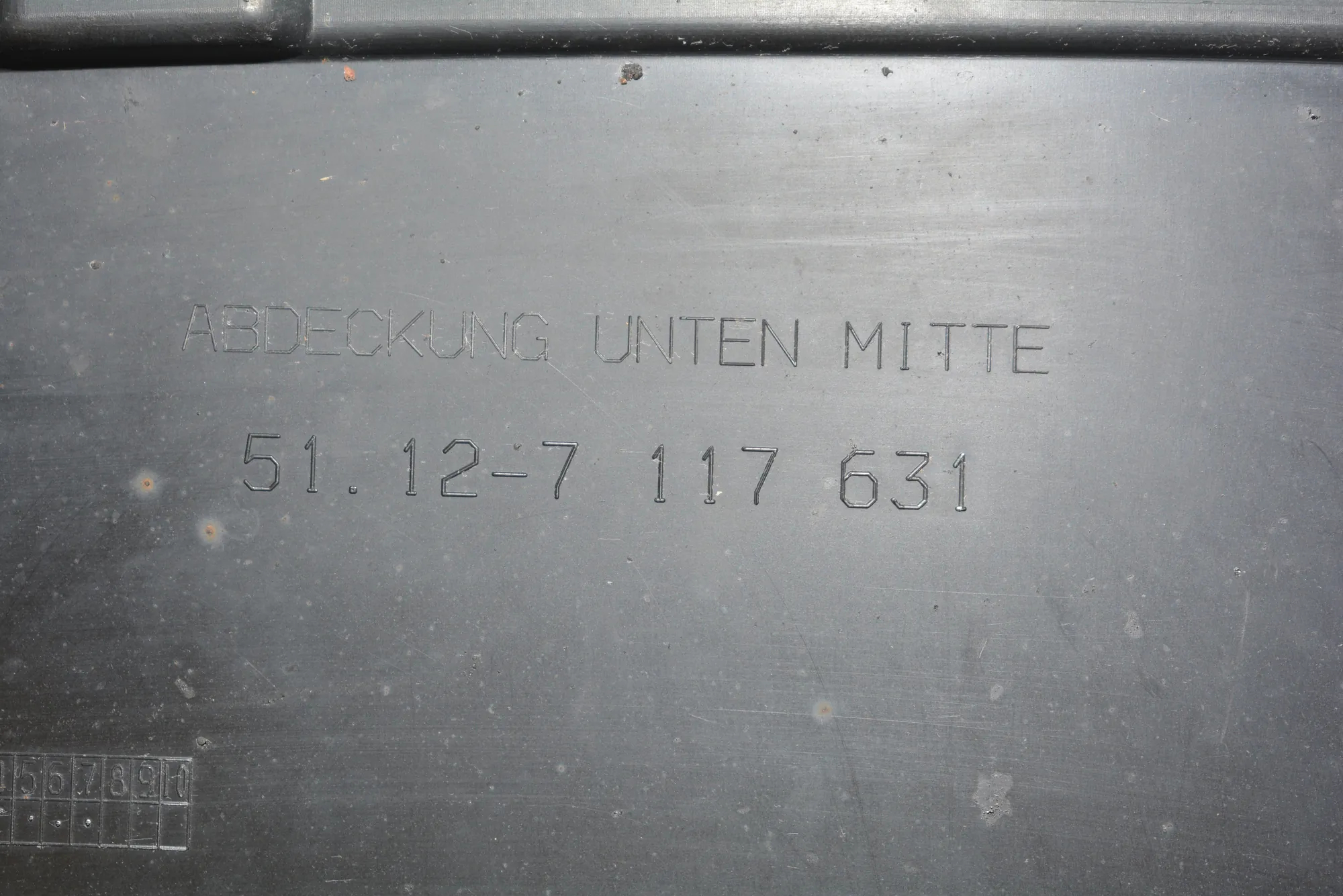Other Underbody Cover – OEM 7118162 · BMW 1 (E81) 118 d 2008 – 4