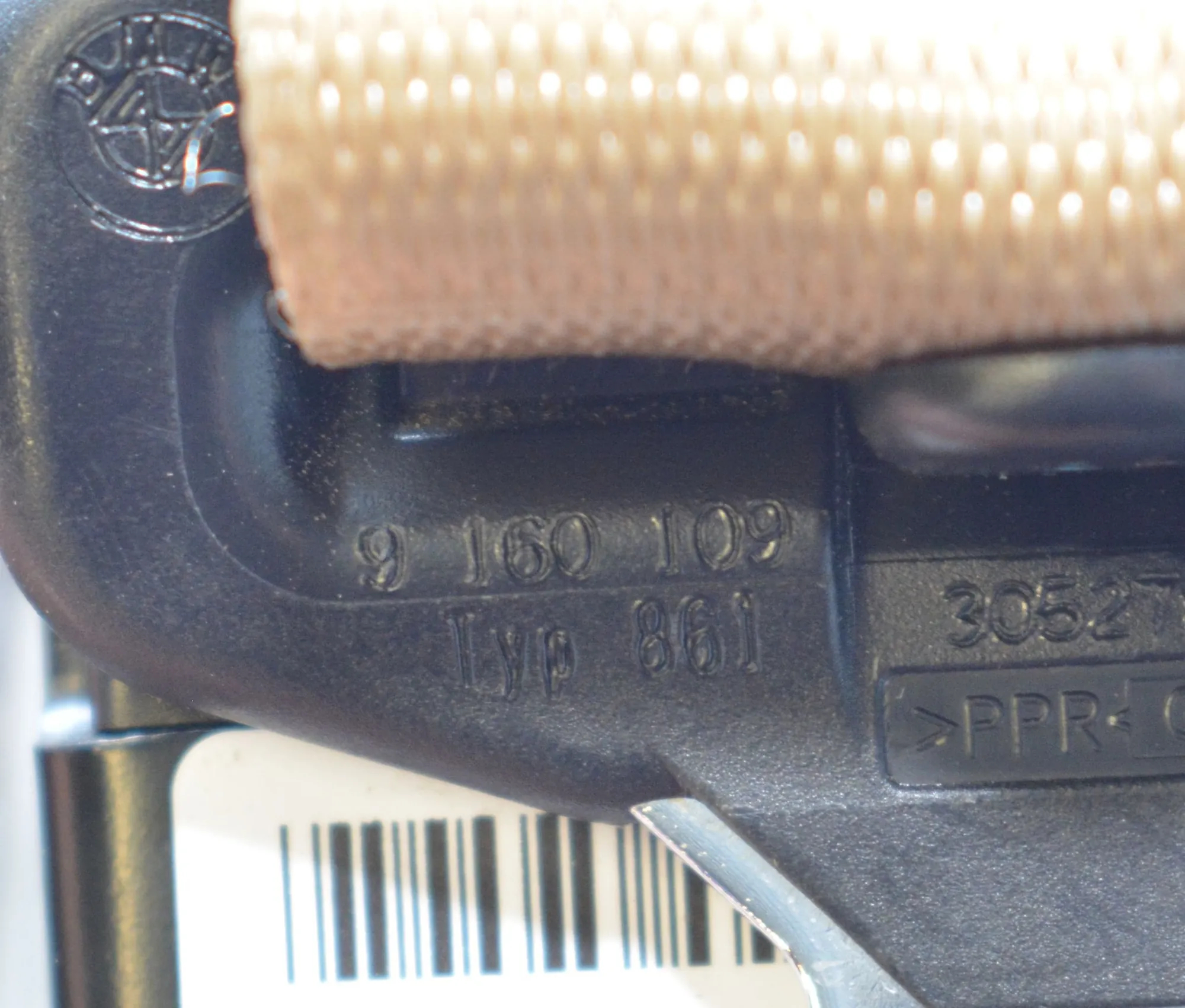 Rear Left Seatbelt – OEM 9160109 · BMW 3 (E90) 330 d 2009 – 6
